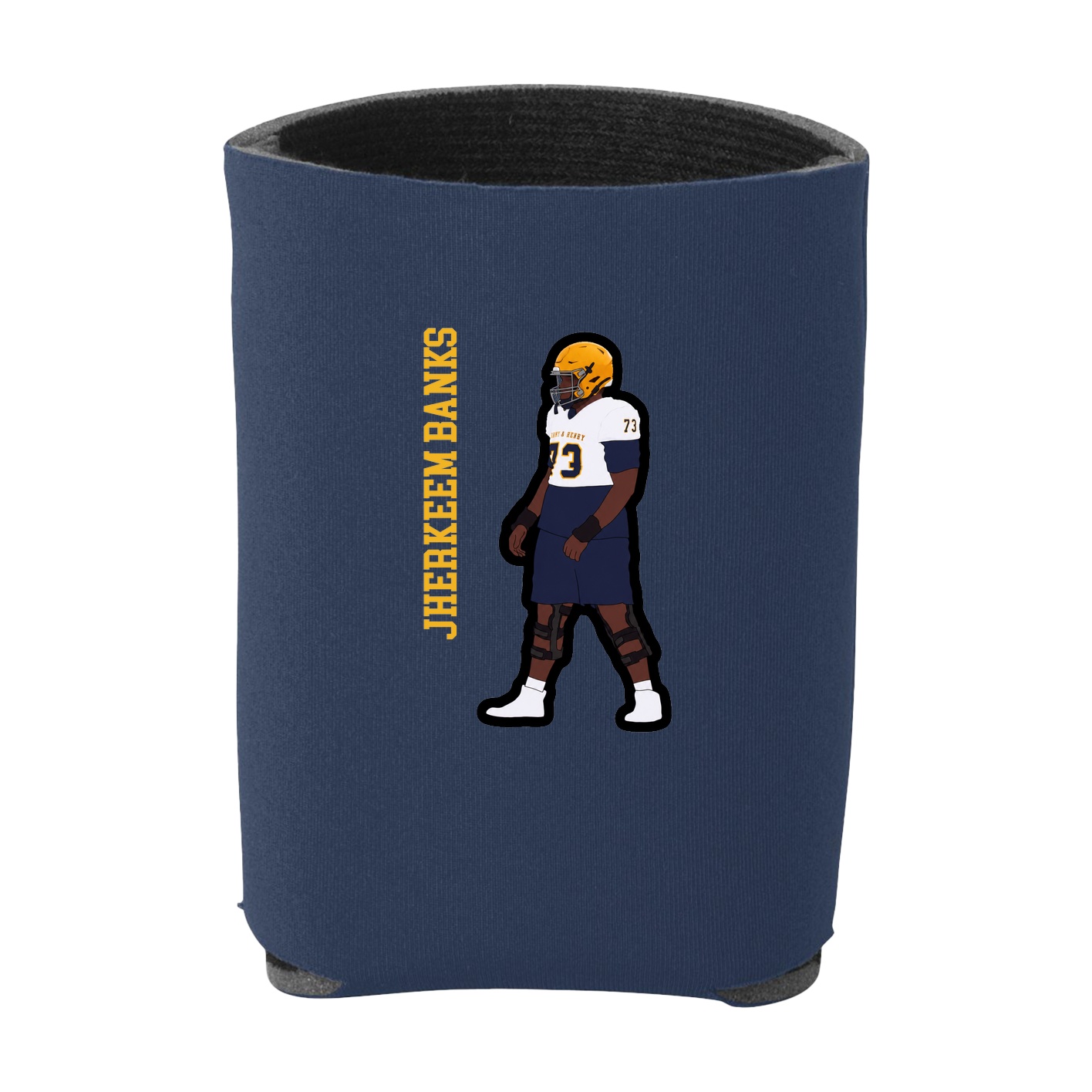 Can Holder — Name Vertical in Navy