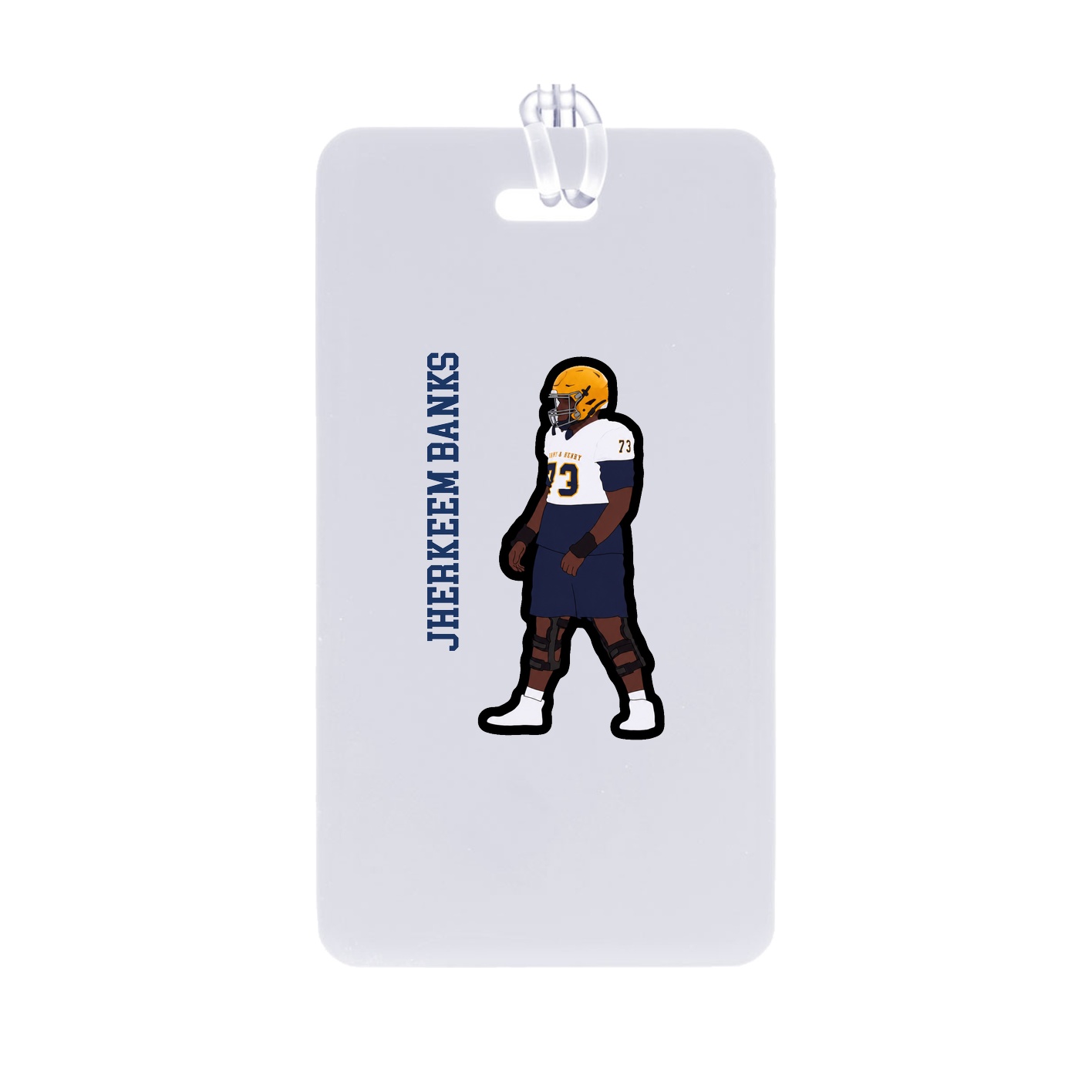 Bag Tag — Name Vertical in Classic