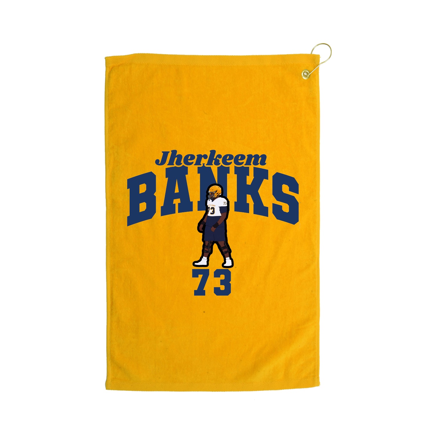 Golf Towel — Signature Arch in Gold
