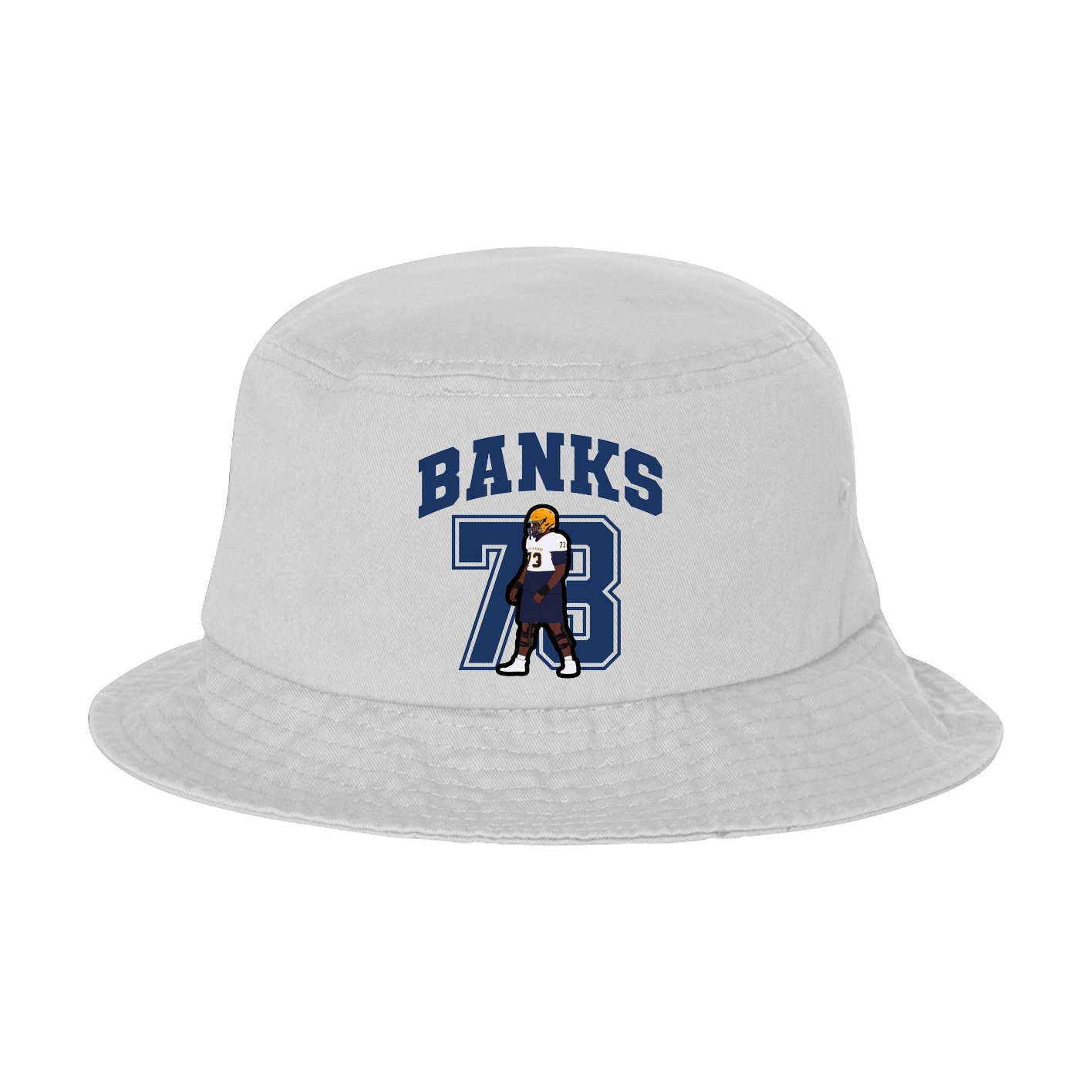 Bucket Cap — Number in White