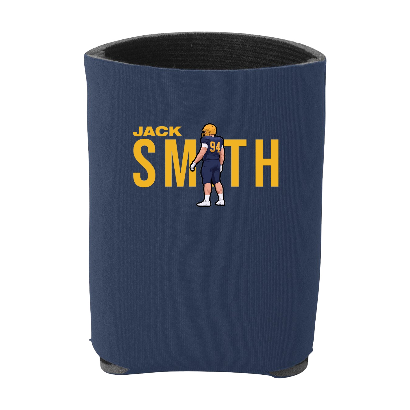 Can Holder — Player Name in Navy