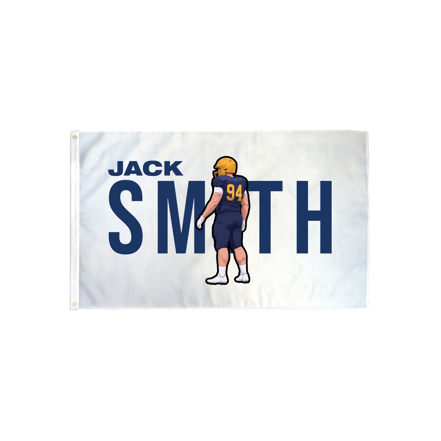 3x5 Flag — Player Name in Classic