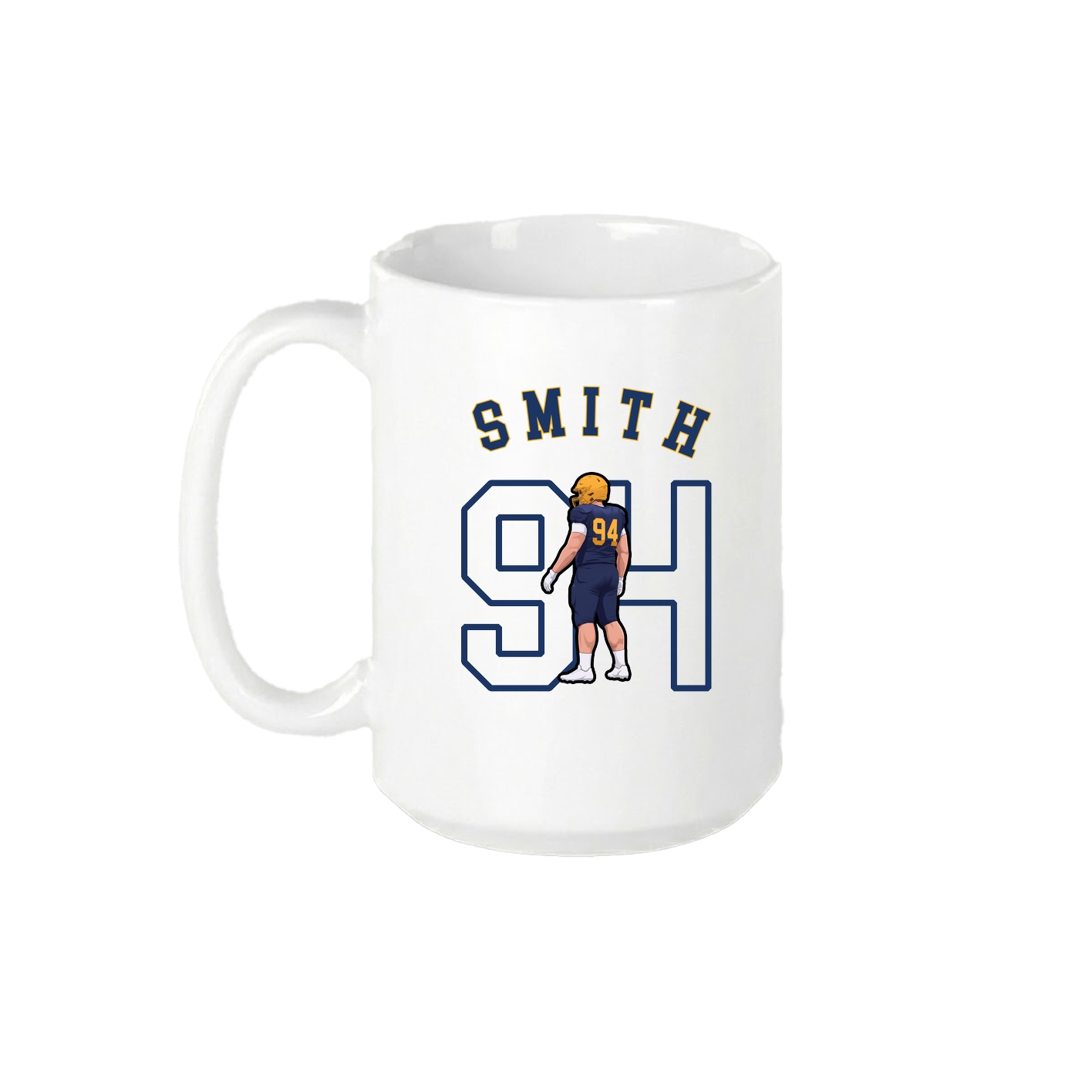 15oz Coffee Mug — Shirsey Arch in White