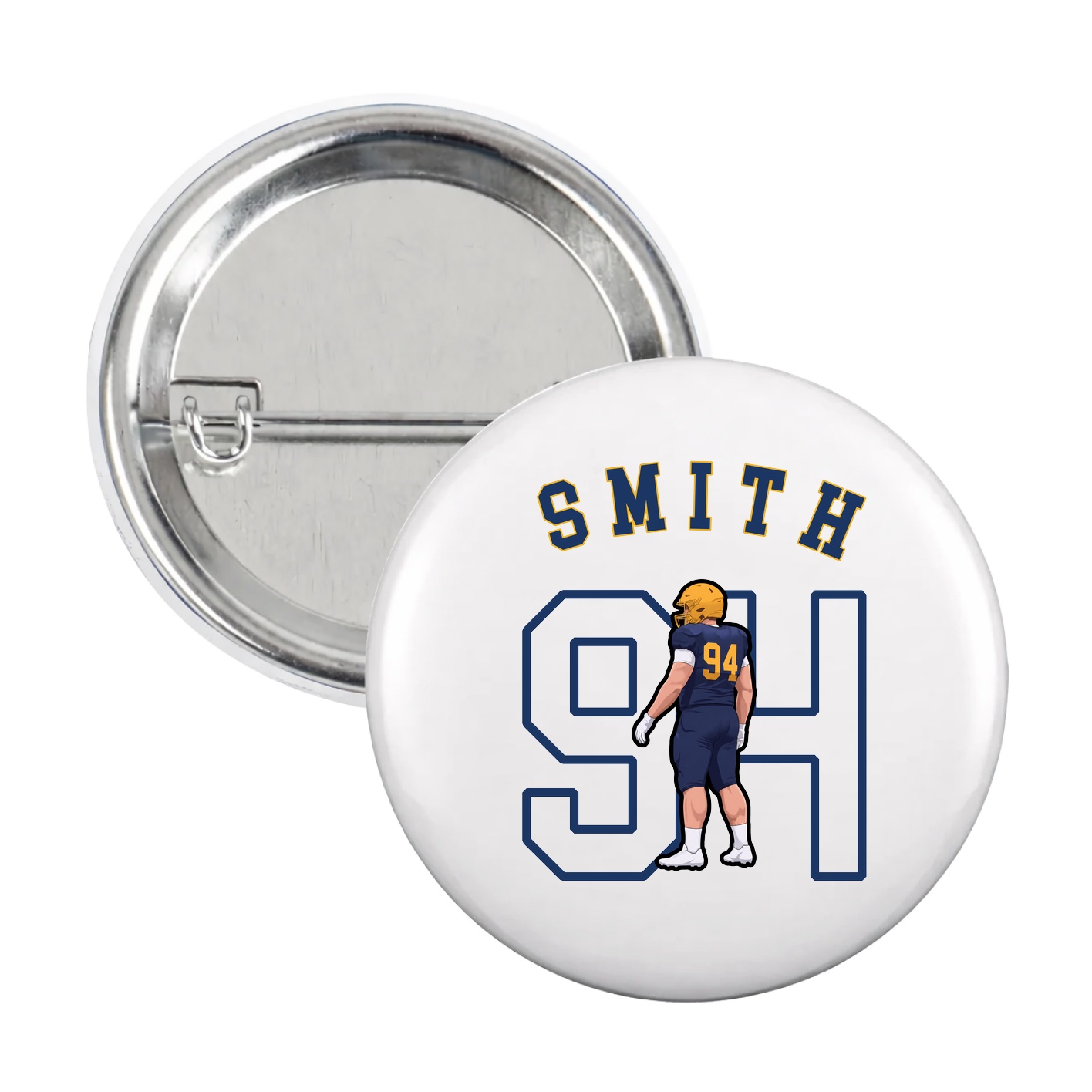Game Day Button — Shirsey Arch in White
