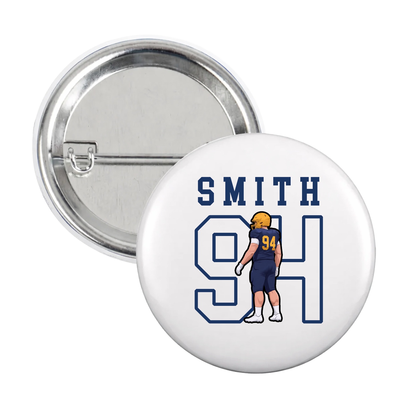 Game Day Button — Shirsey in White