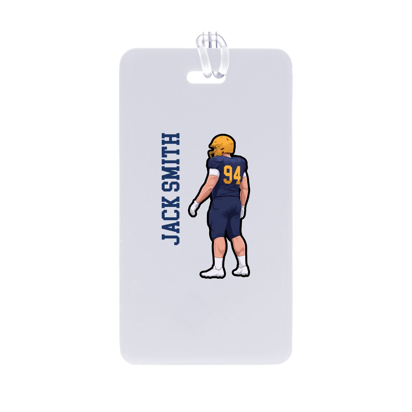 Bag Tag — Name Vertical in Classic