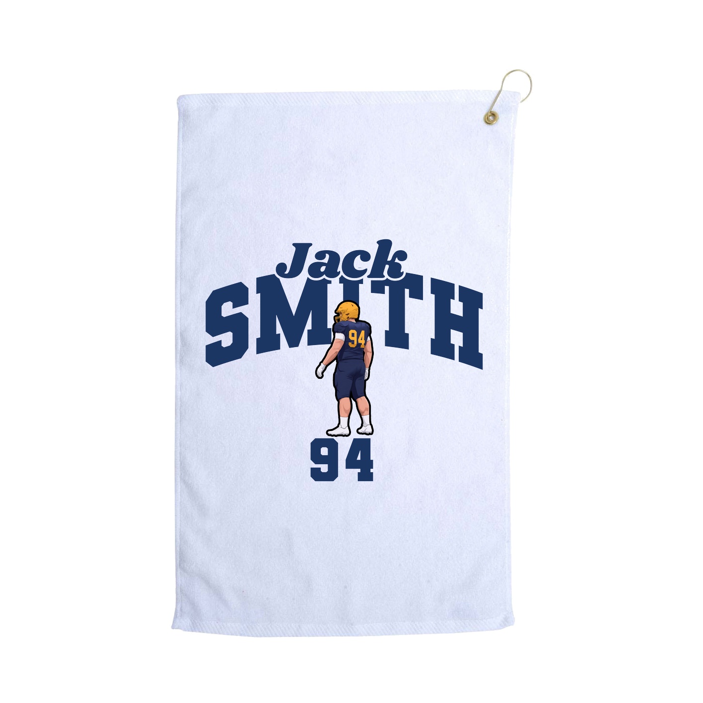 Golf Towel — Signature Arch in White