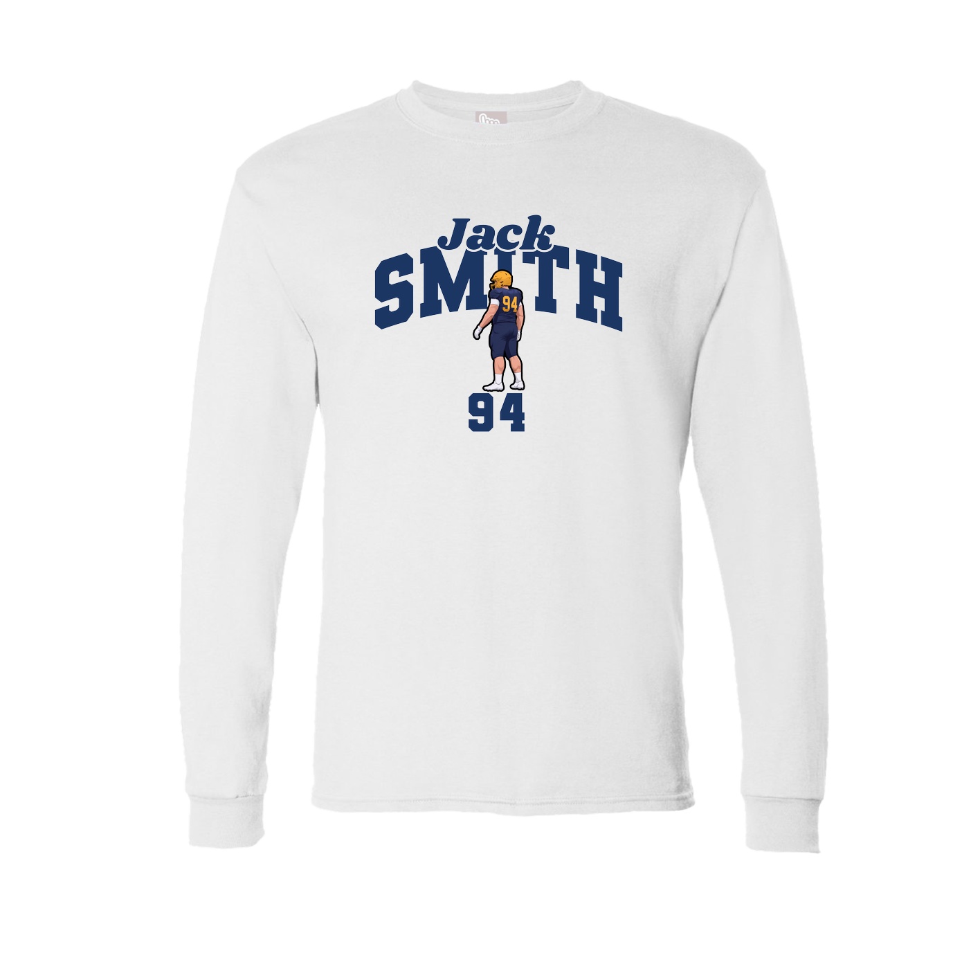 Long Sleeve Tee — Signature Arch in White