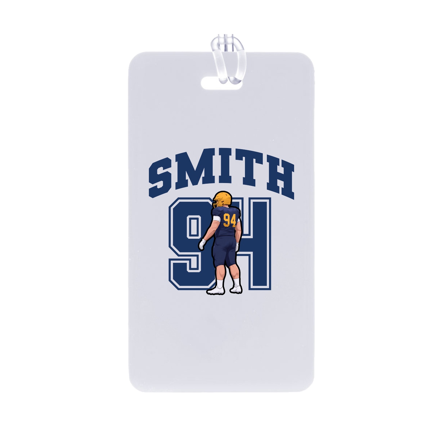 Bag Tag — Number in Classic