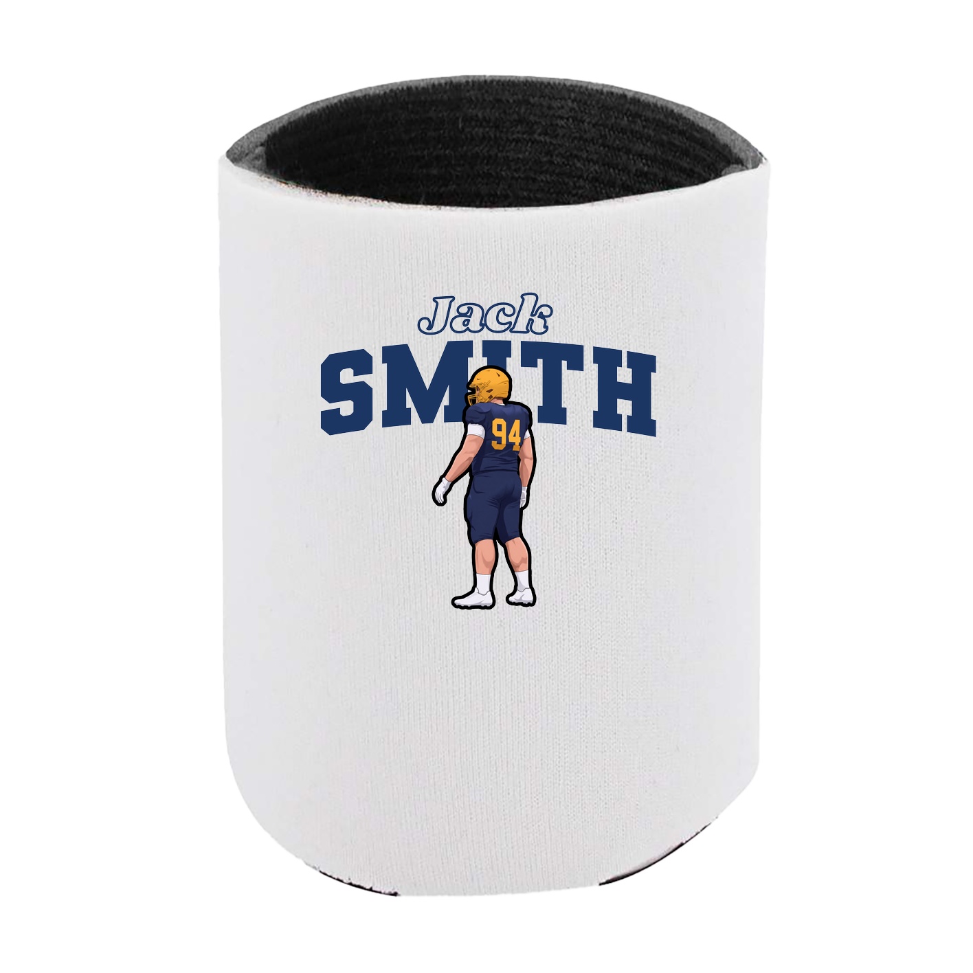 Can Holder — Name Arch in White