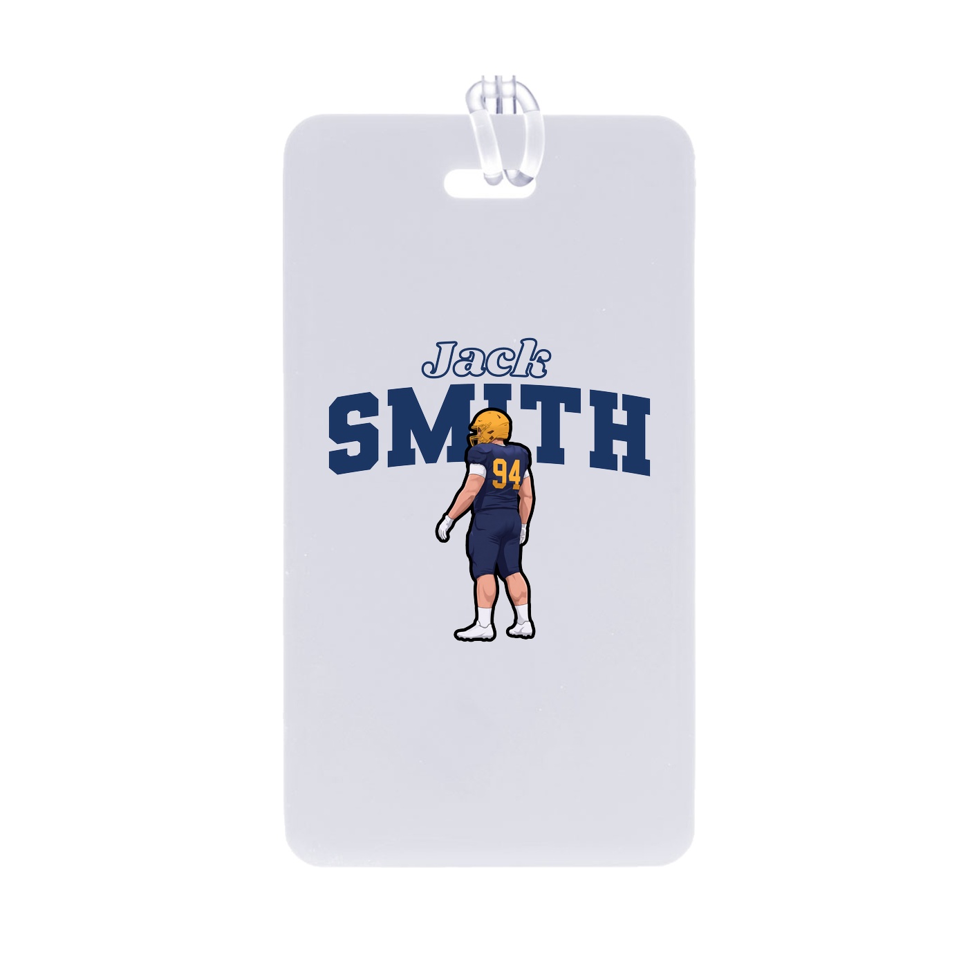 Bag Tag — Name Arch in Classic