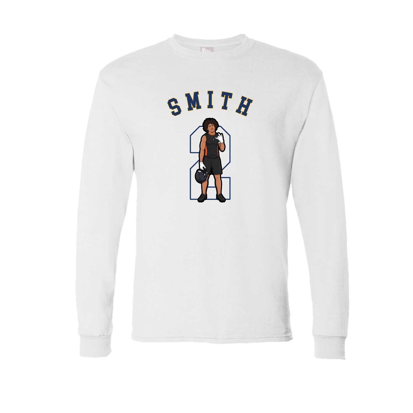 Long Sleeve Tee — Shirsey Arch in White