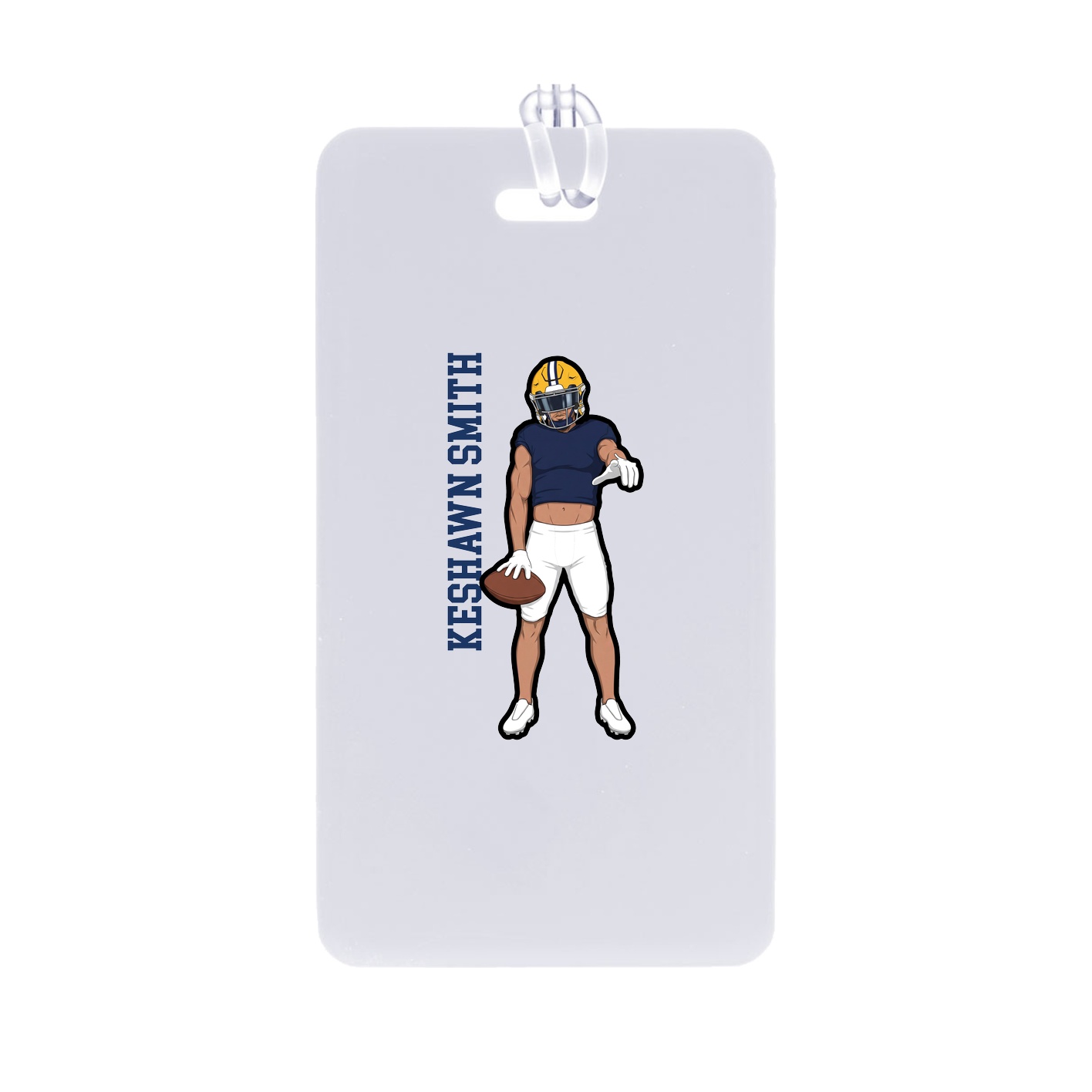 Bag Tag — Name Vertical in Classic