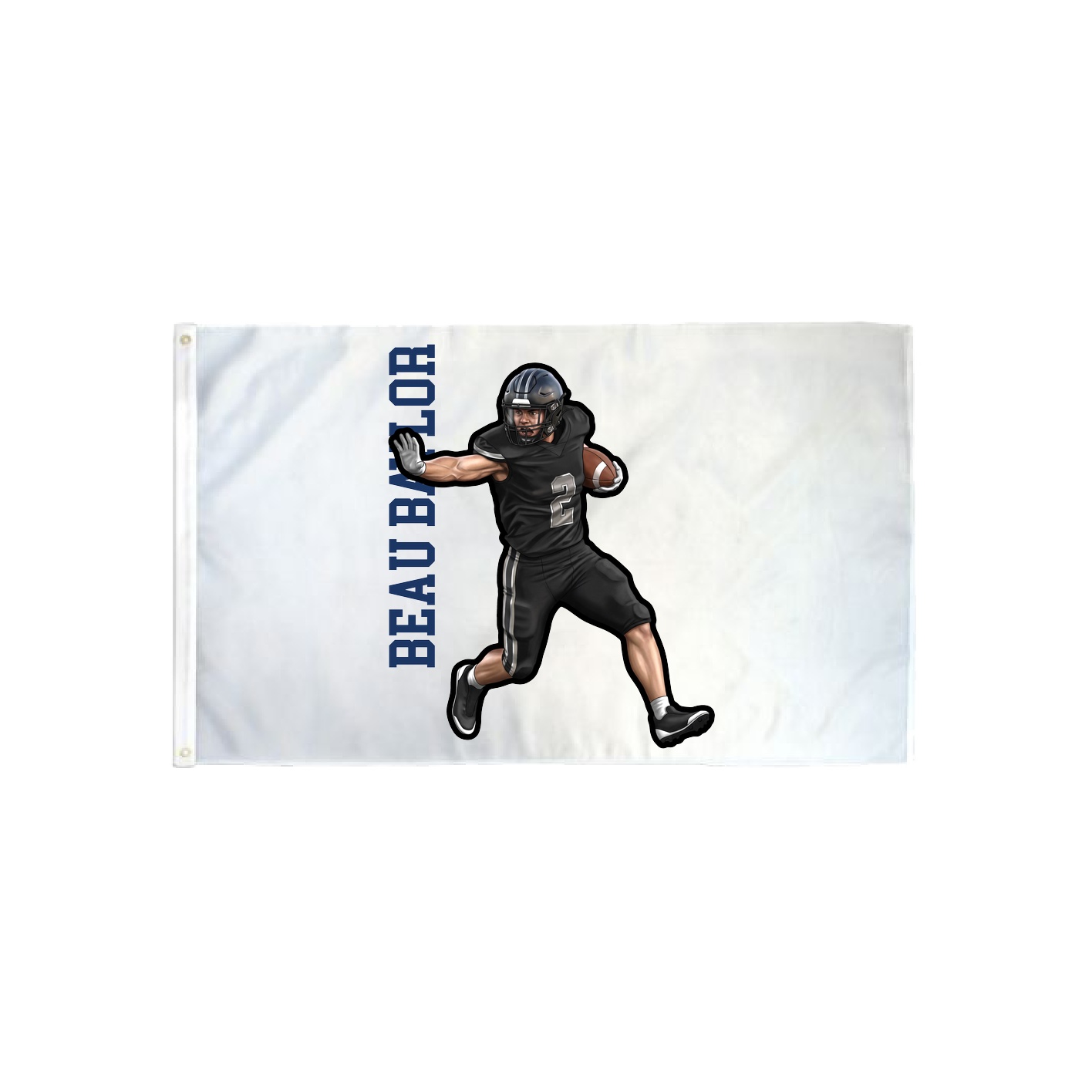 3x5 Flag — Name Vertical in Classic