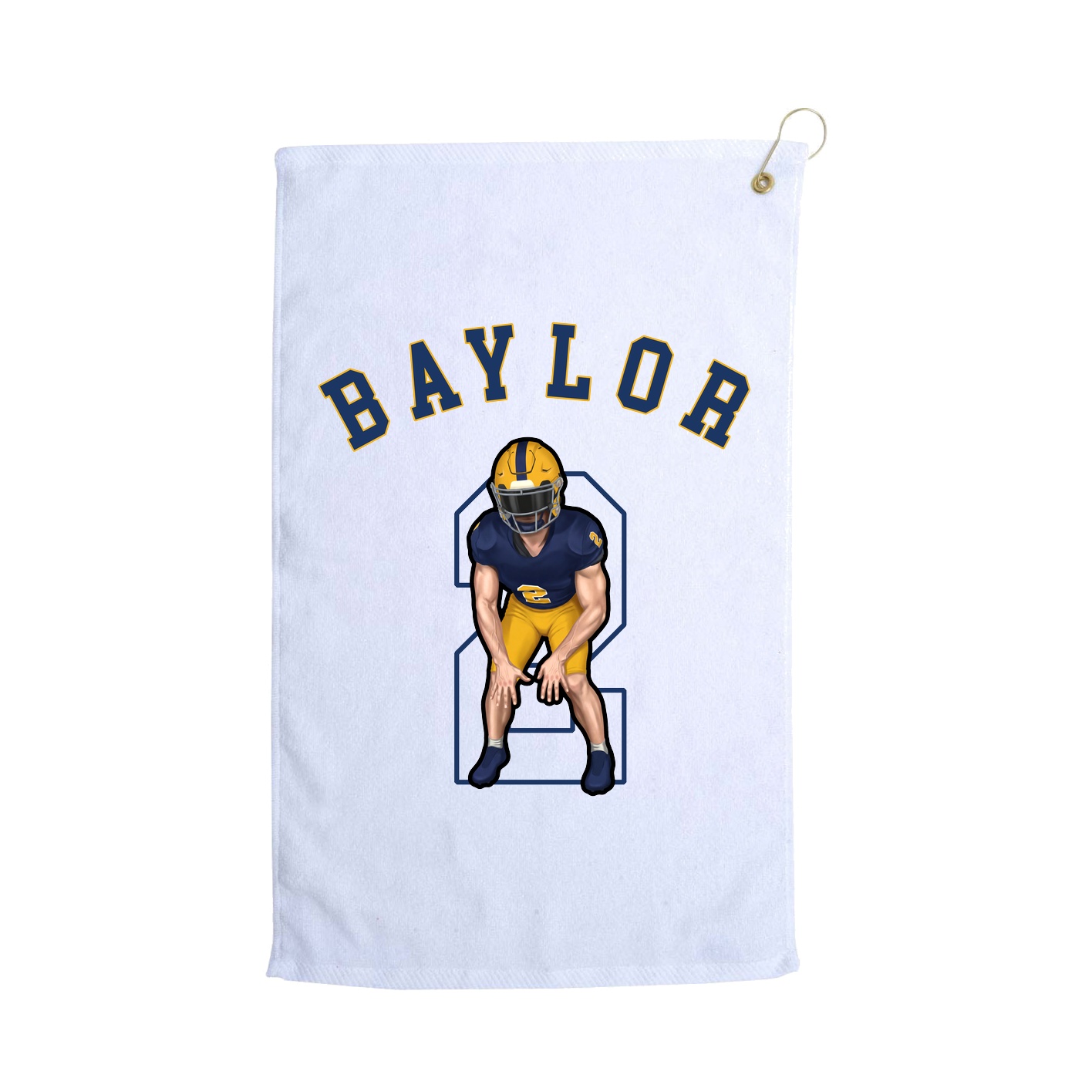 Golf Towel — Shirsey Arch in White