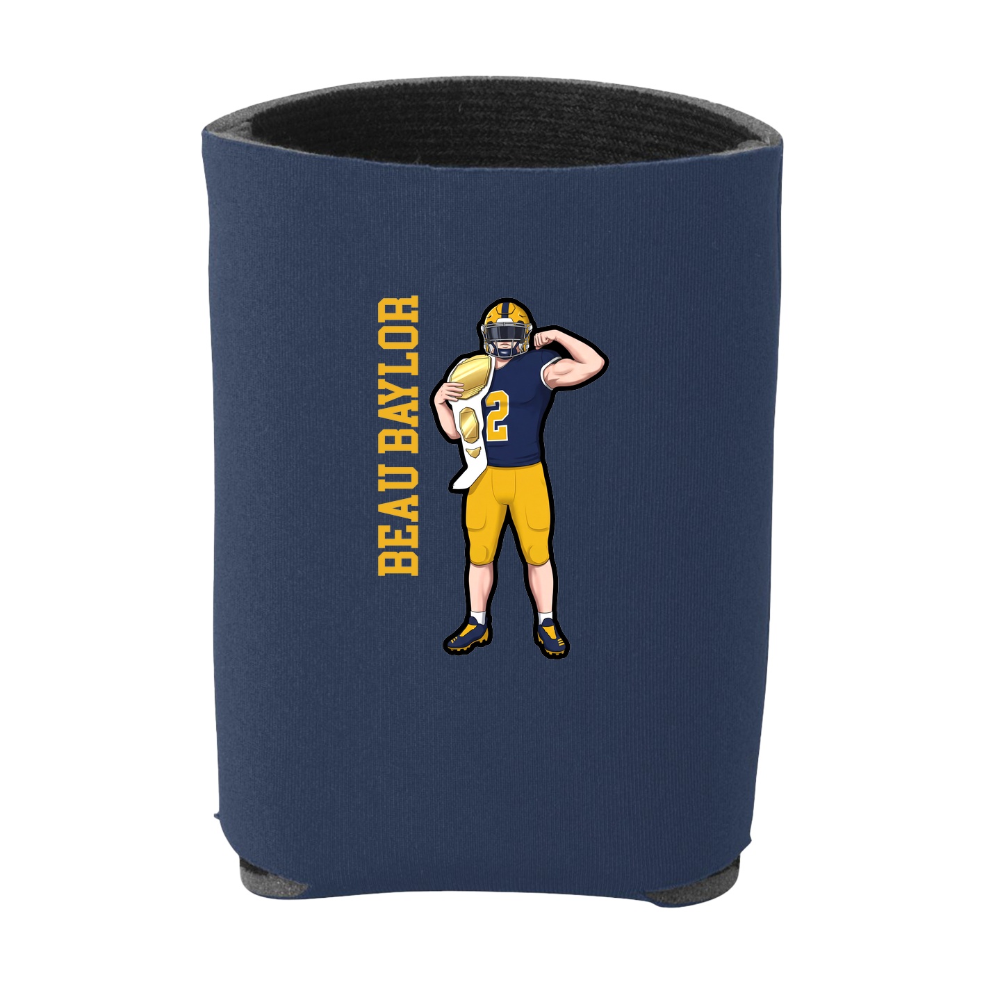 Can Holder — Name Vertical in Navy