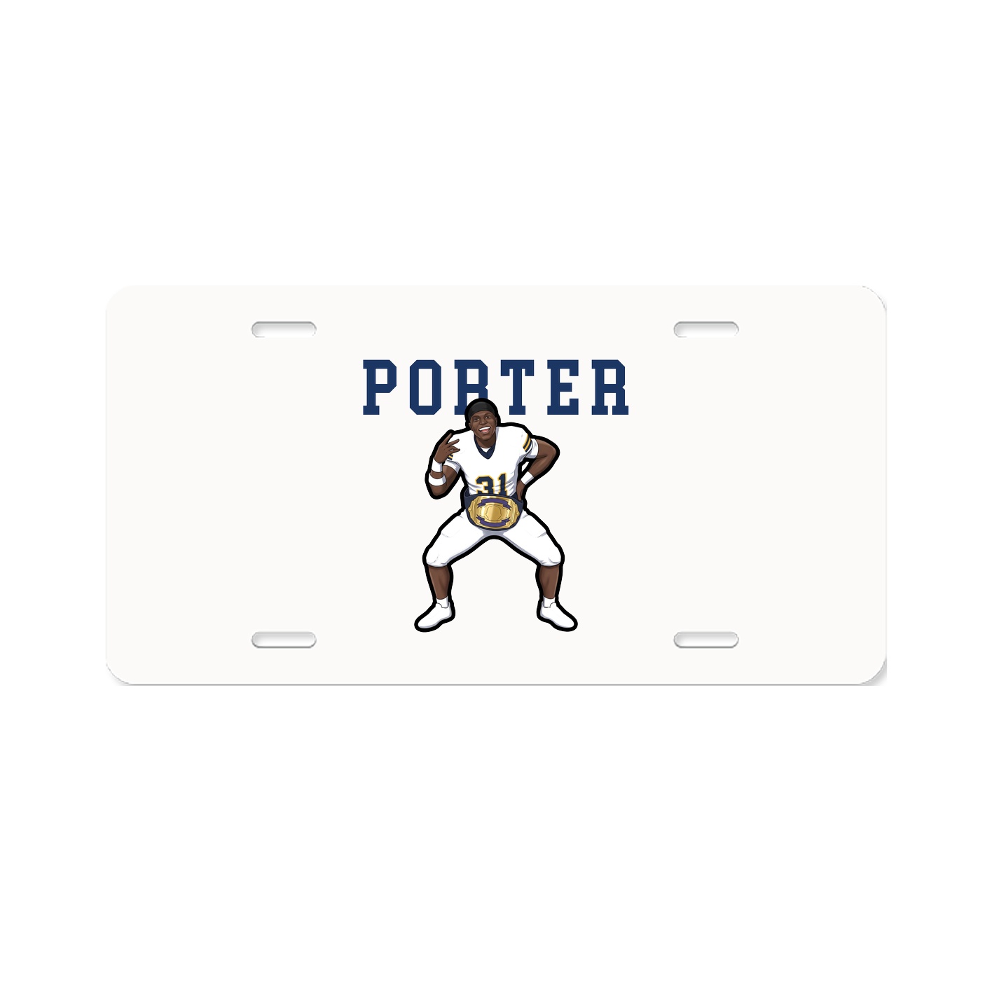License Plate — Shirsey in Classic