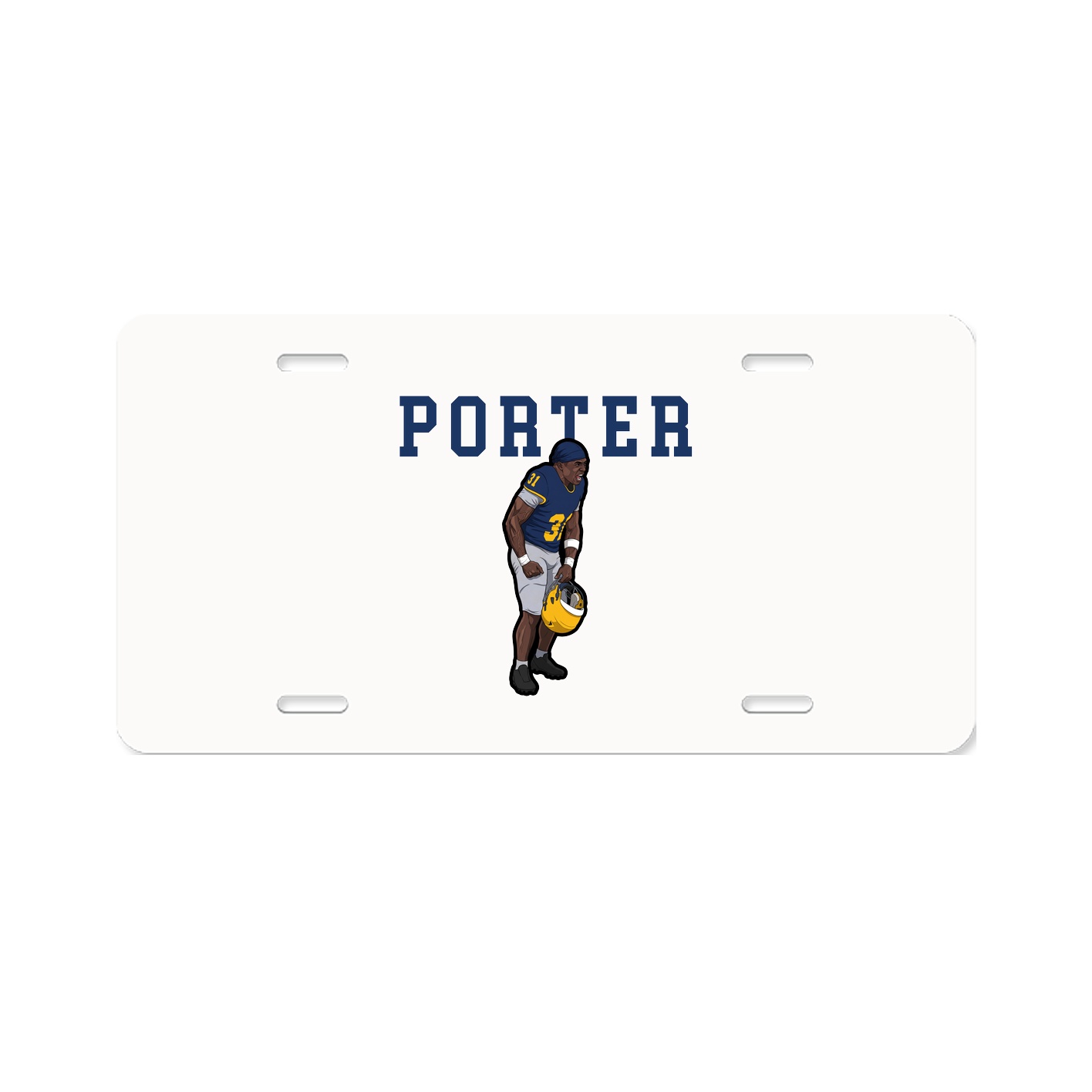 License Plate — Shirsey in Classic