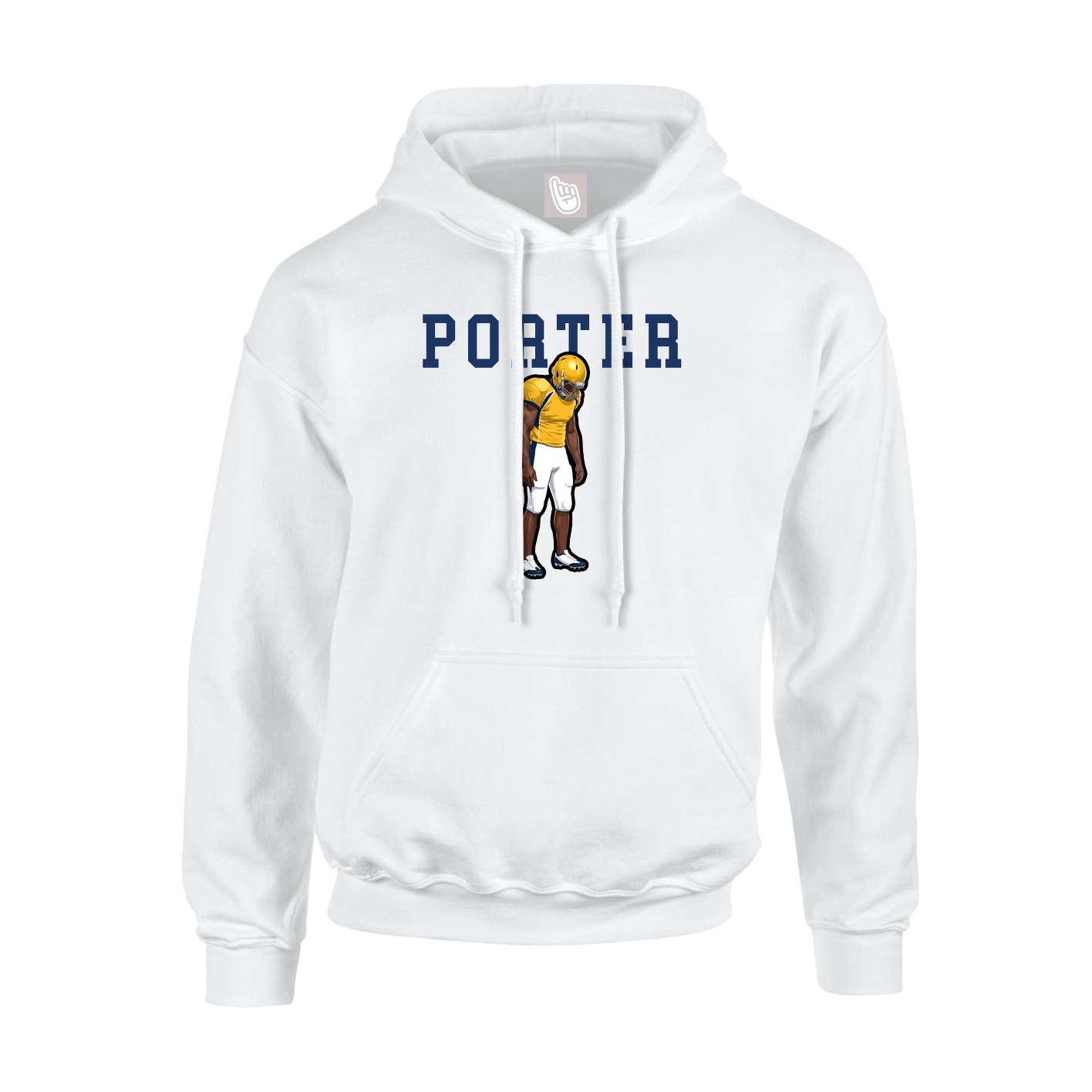 Hoodie — Shirsey in White