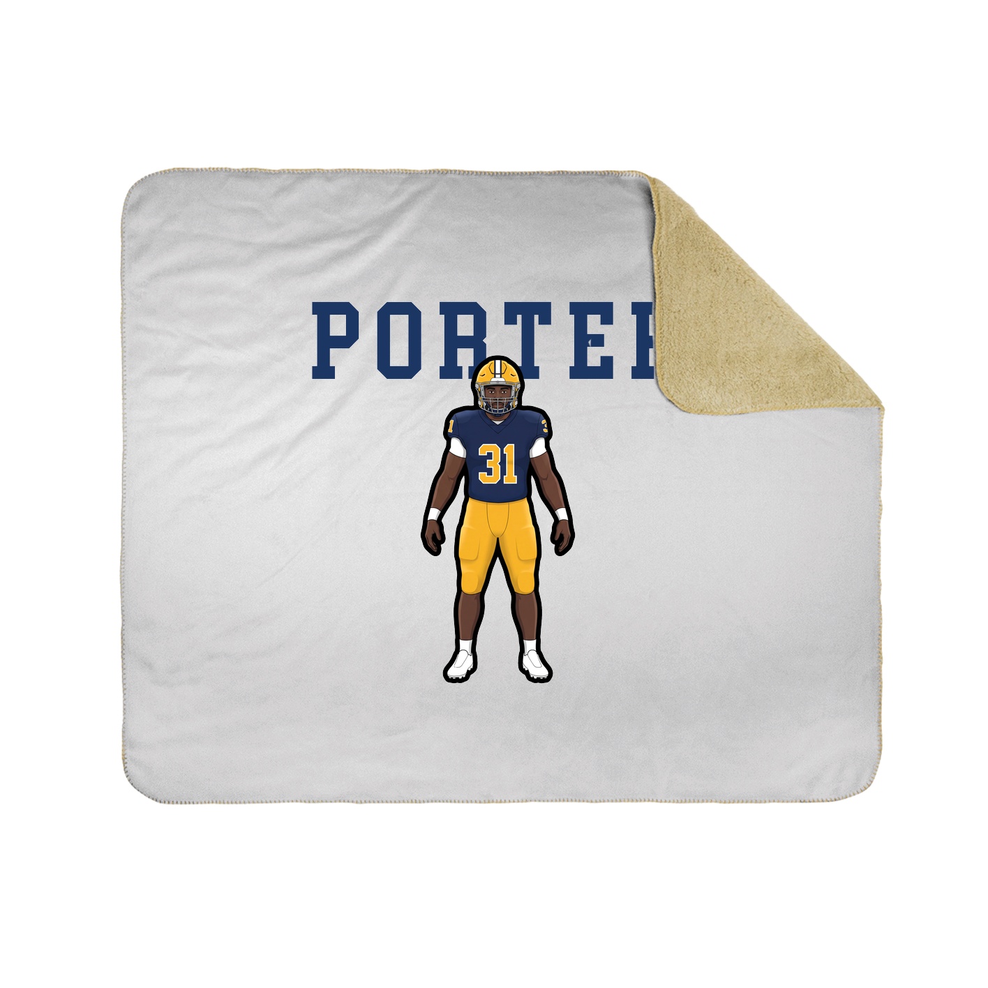 Throw Blanket — Shirsey in White