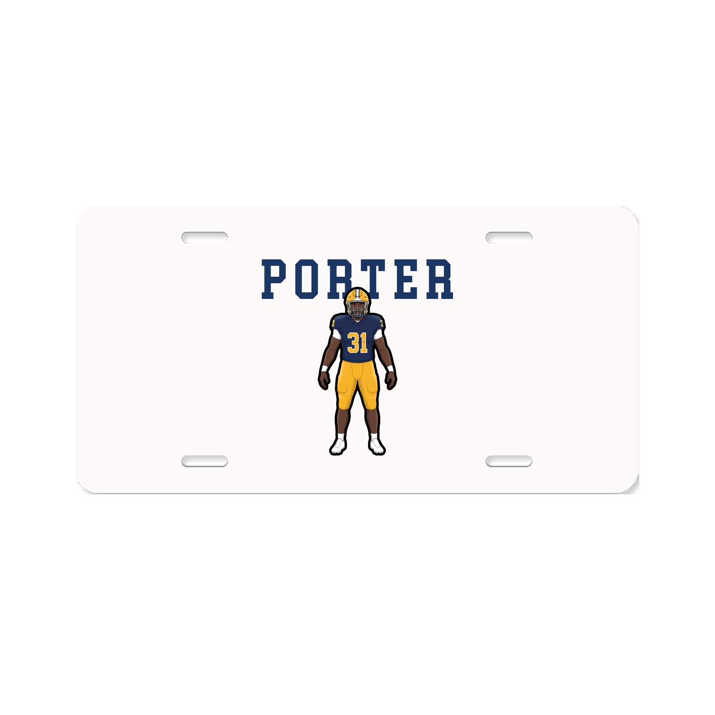 License Plate — Shirsey in Classic