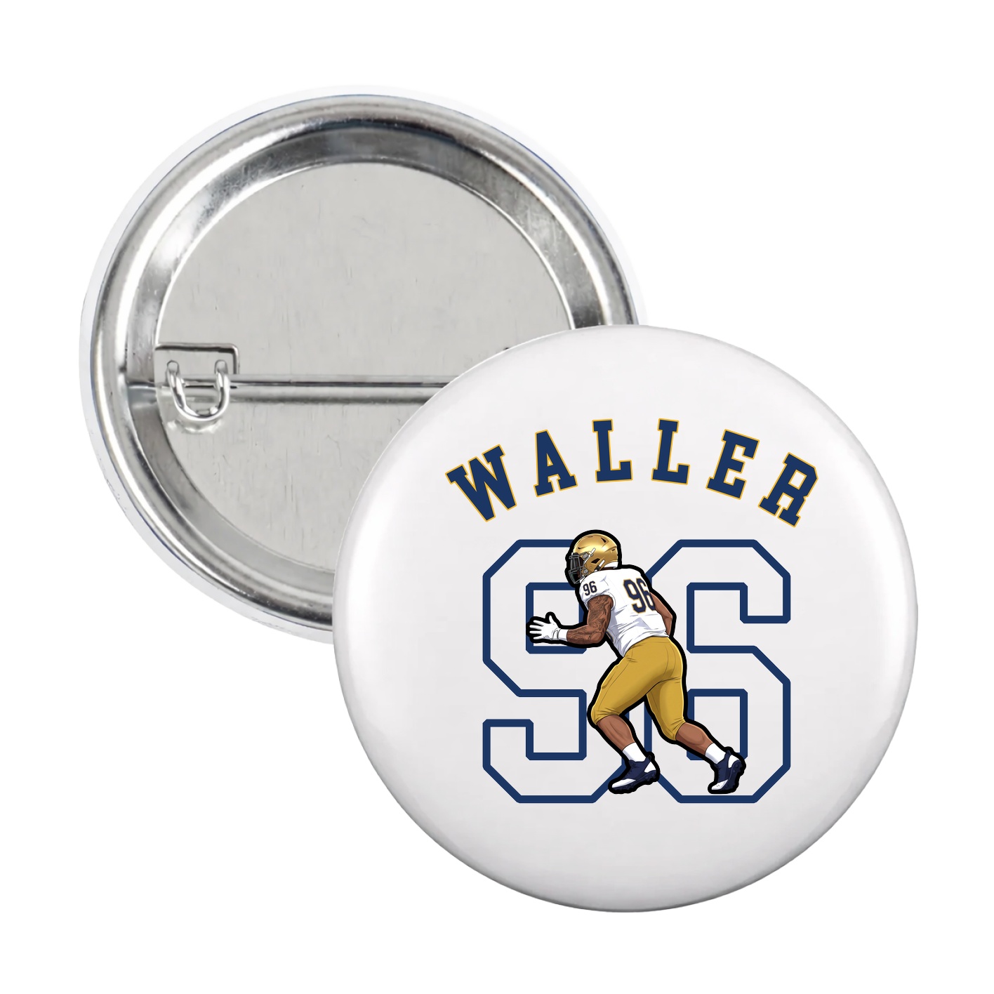 Game Day Button — Shirsey Arch in White