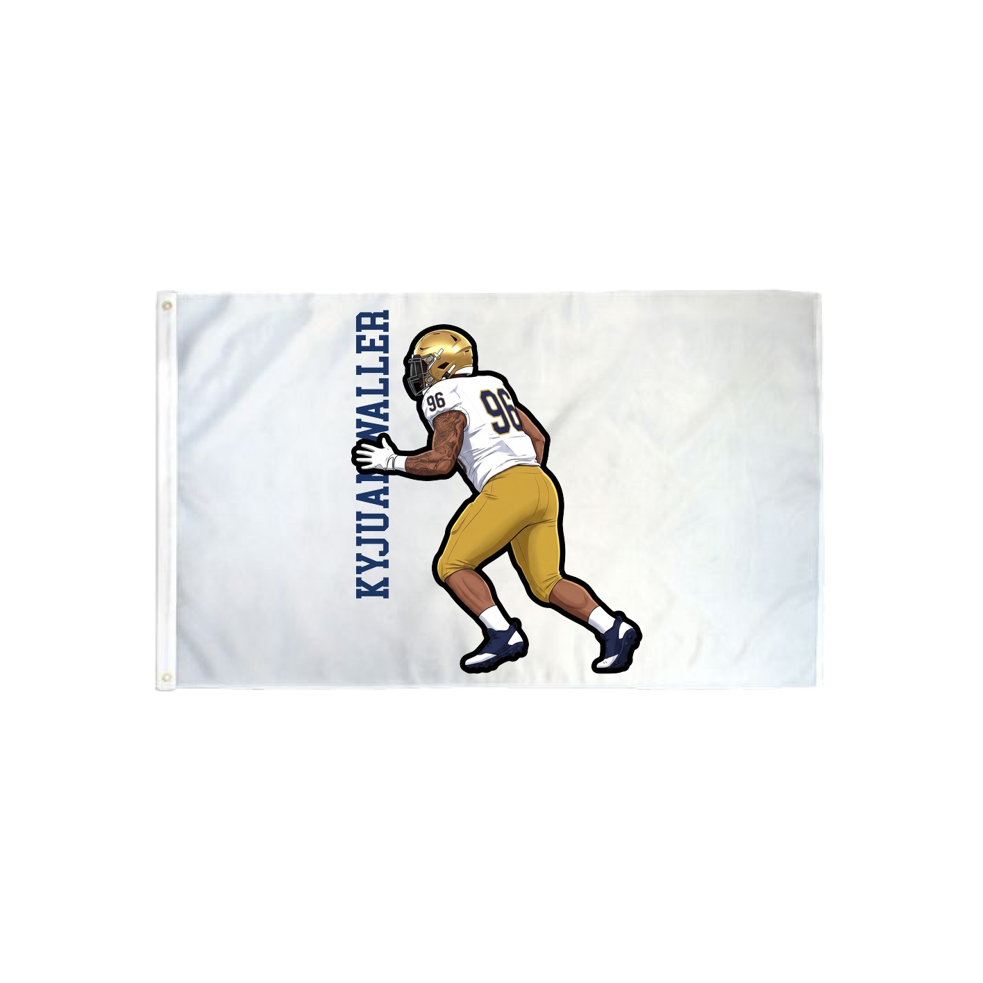 3x5 Flag — Name Vertical in Classic