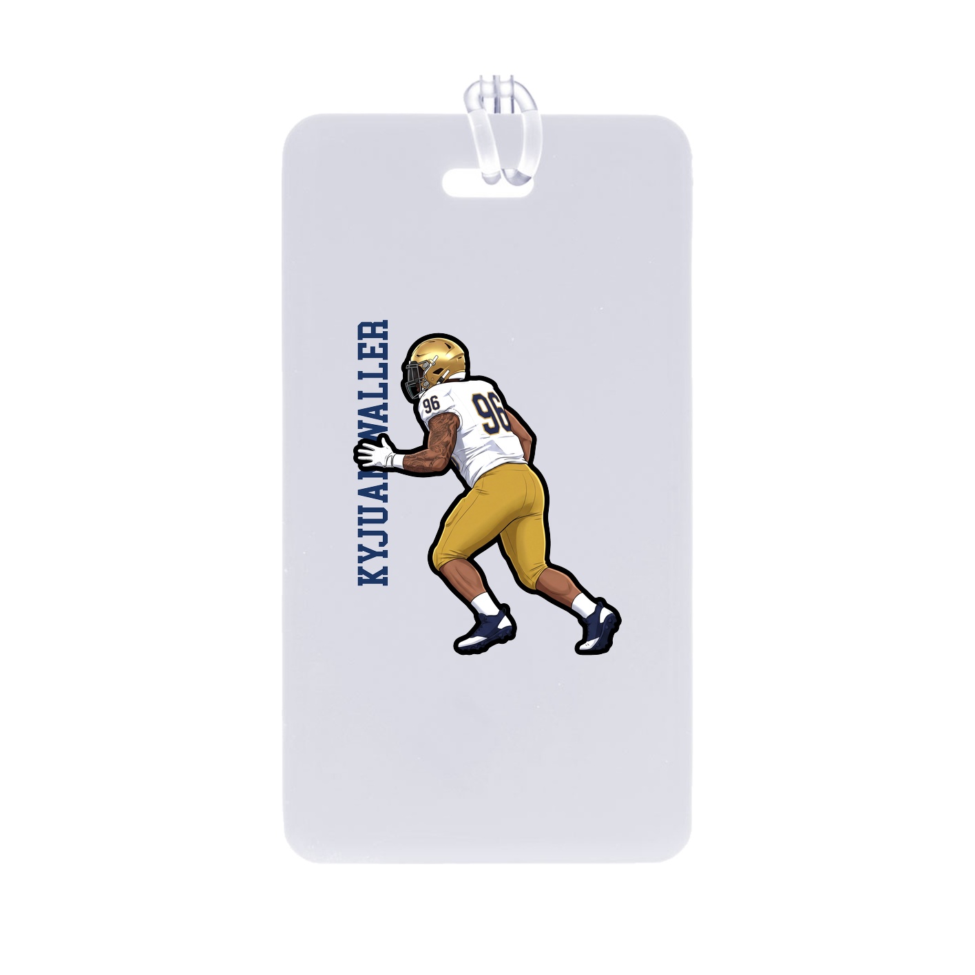 Bag Tag — Name Vertical in Classic