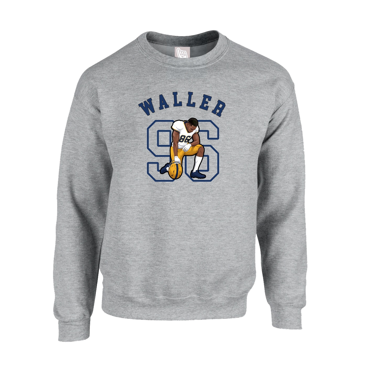 Fleece Crew — Shirsey Arch in Grey