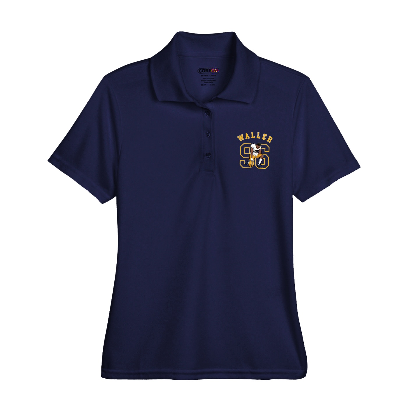Womens Performance Polo — Shirsey Arch in Navy