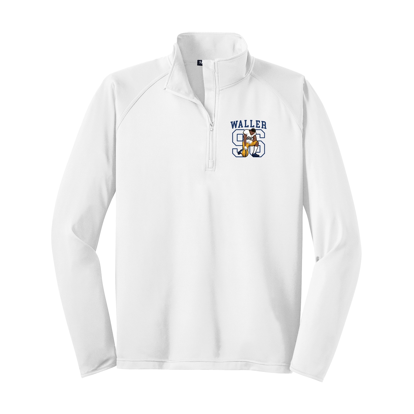 Q-Zip Pullover — Shirsey in White