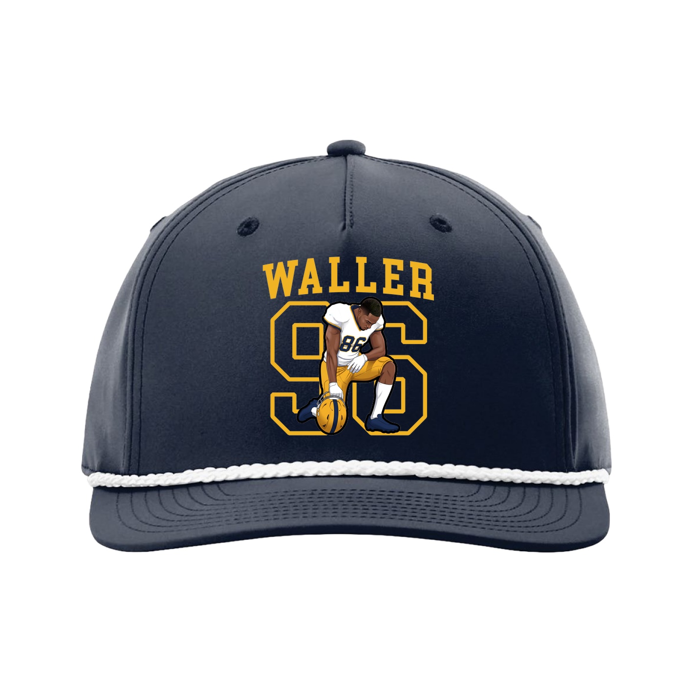 Five-Panel Classic Rope Cap — Shirsey in Navy