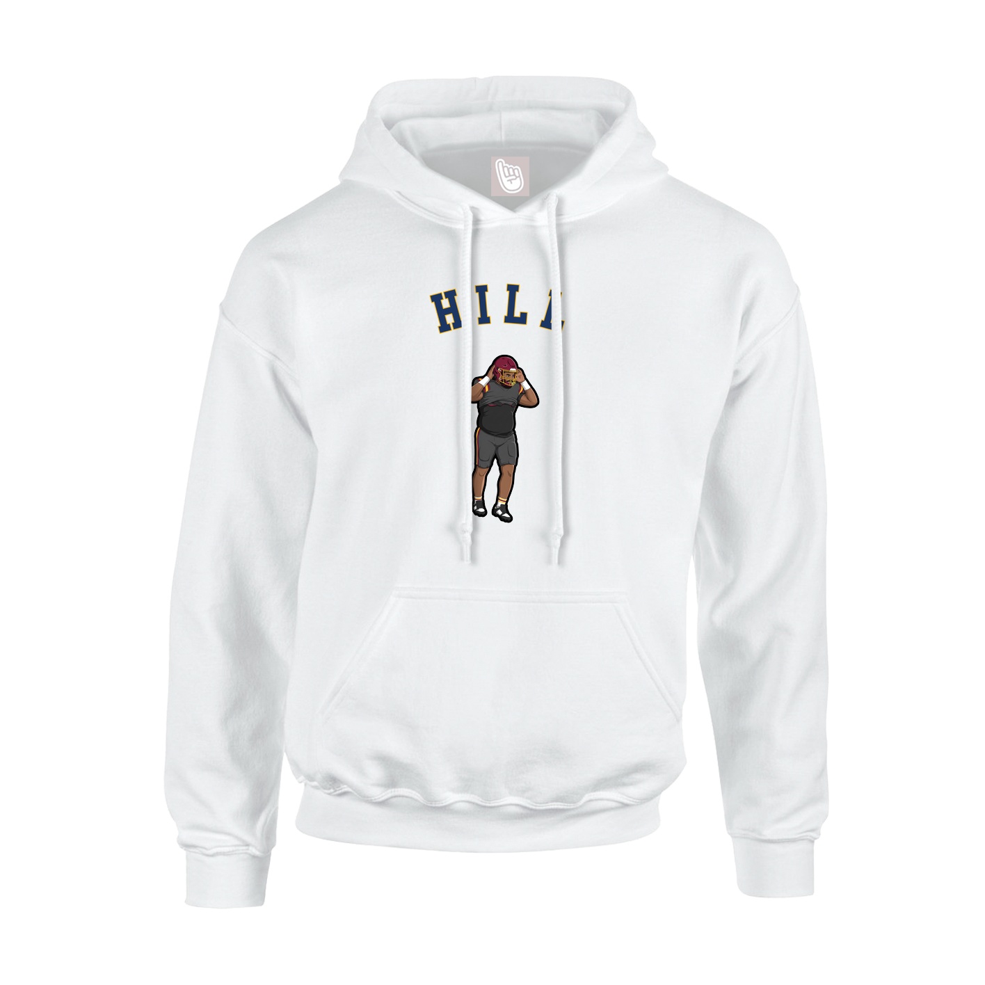 Hoodie — Shirsey Arch in White