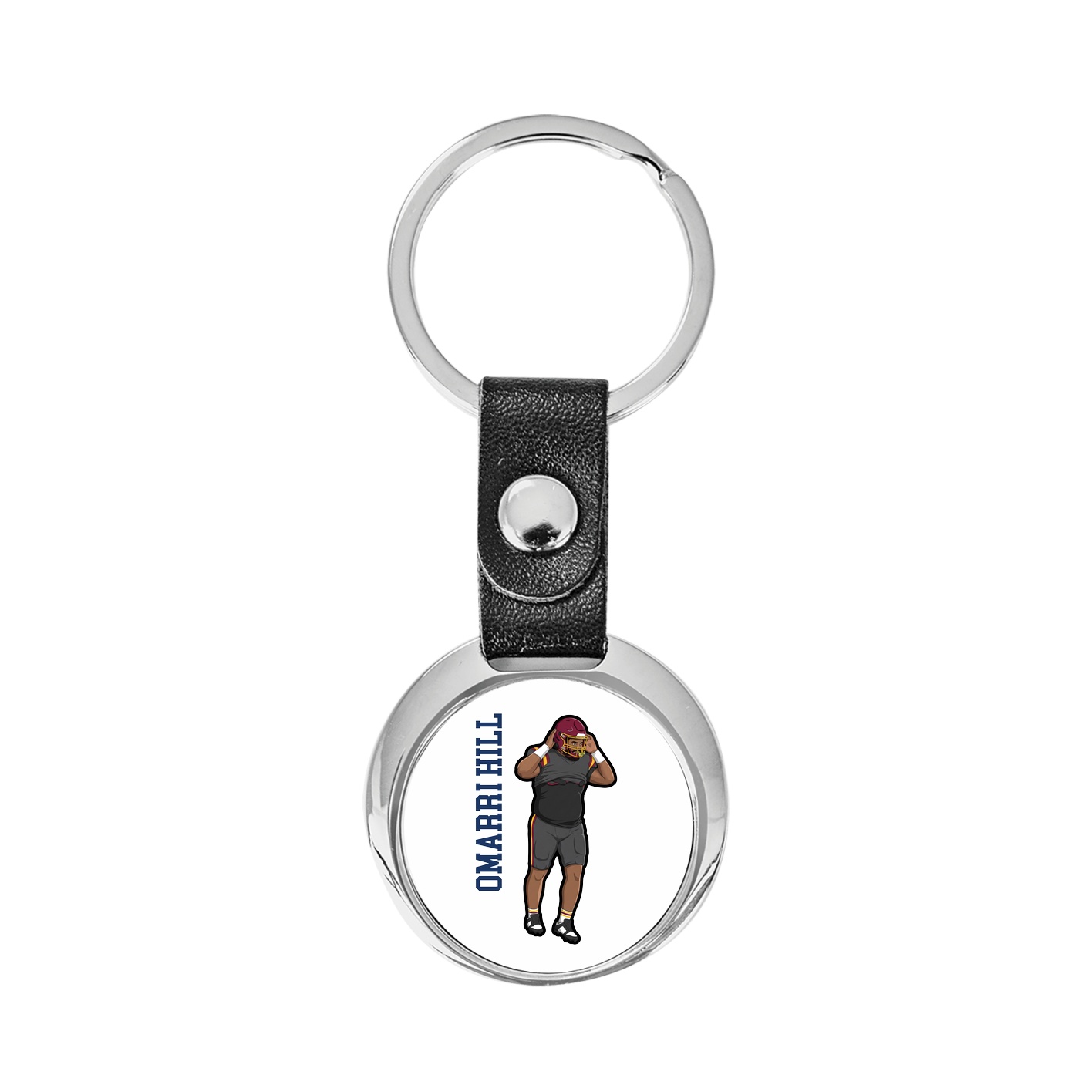 Key Chain — Name Vertical in Classic