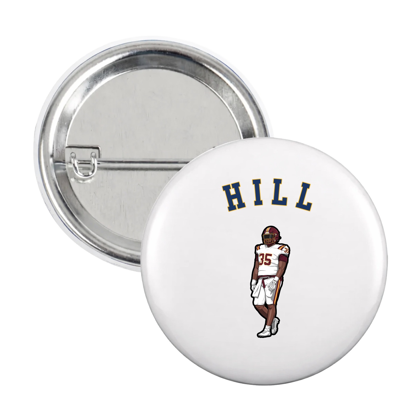 Game Day Button — Shirsey Arch in White
