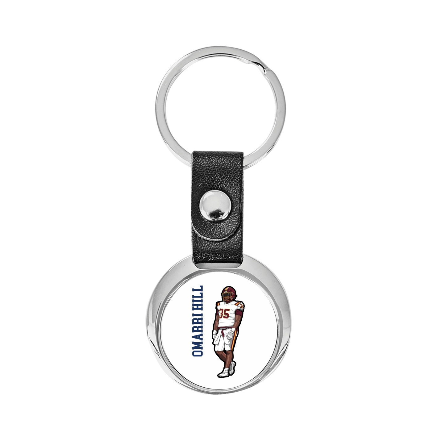 Key Chain — Name Vertical in Classic