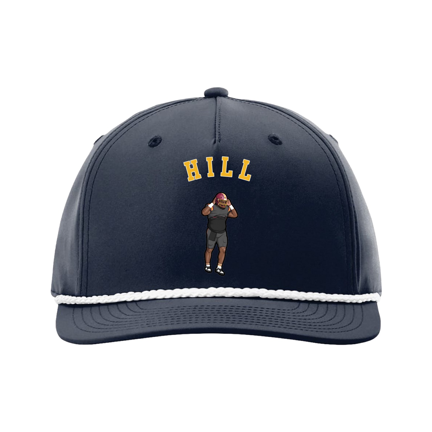 Five-Panel Classic Rope Cap — Shirsey Arch in Navy