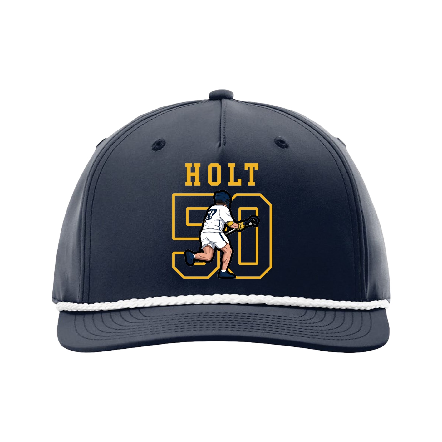 Five-Panel Classic Rope Cap — Shirsey in Navy
