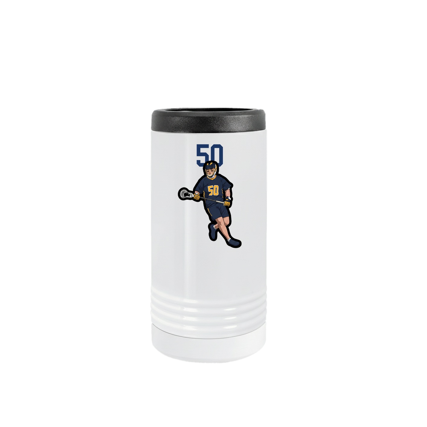 Slim Beverage Holder — Number Top in White