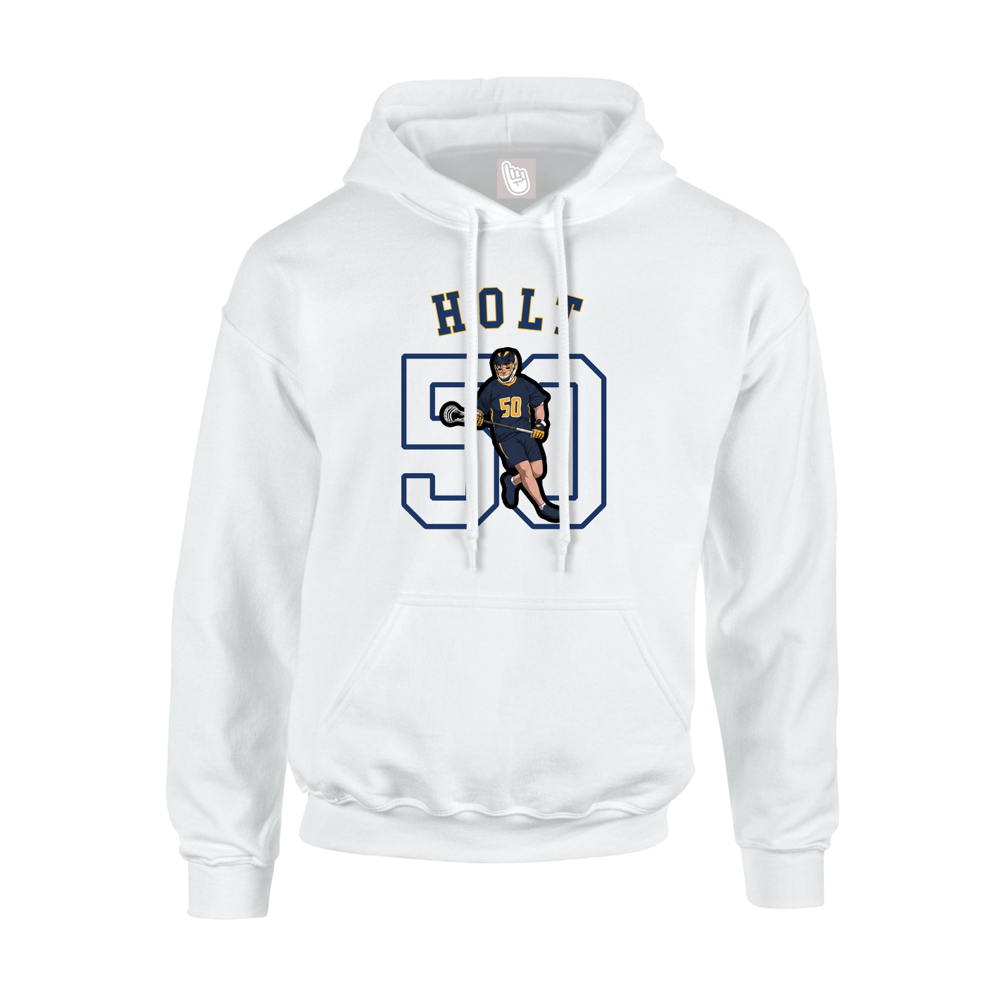 Hoodie — Shirsey Arch in White