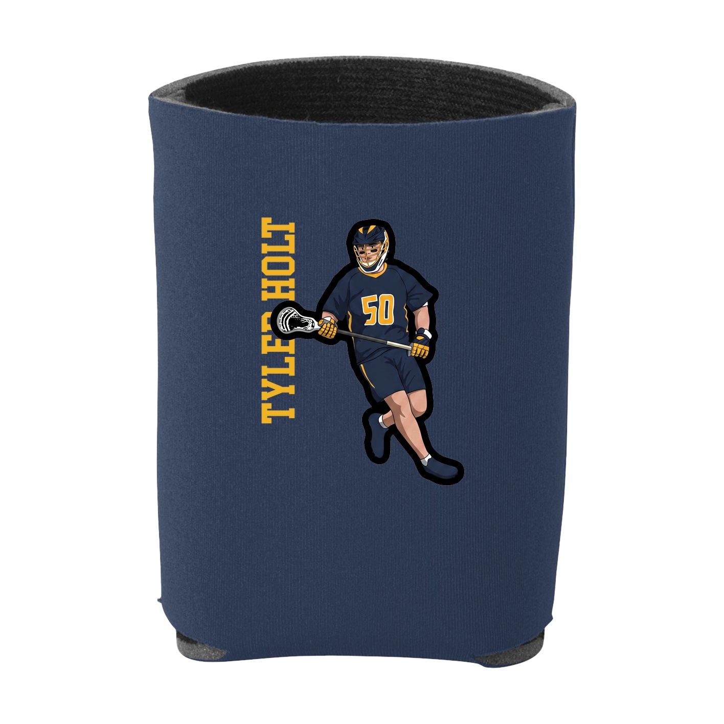 Can Holder — Name Vertical in Navy