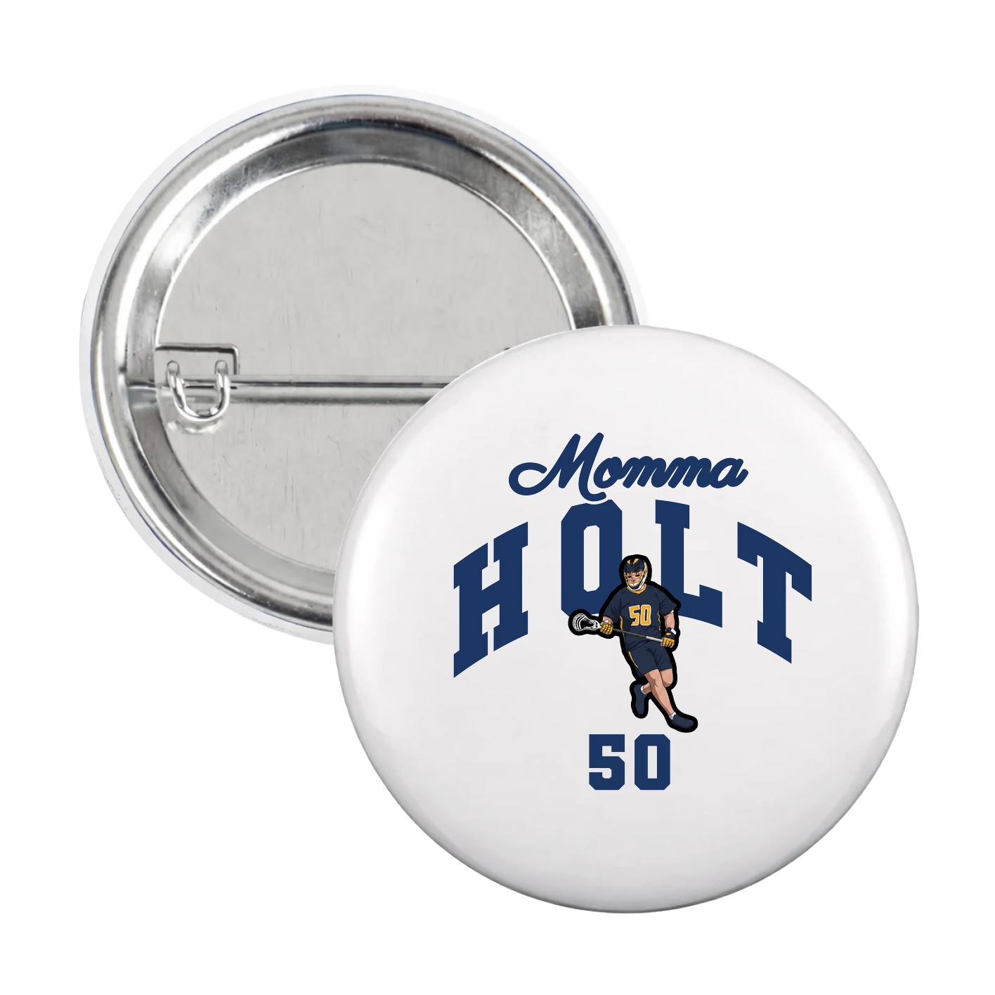 Game Day Button — Mothers Day Arch in White