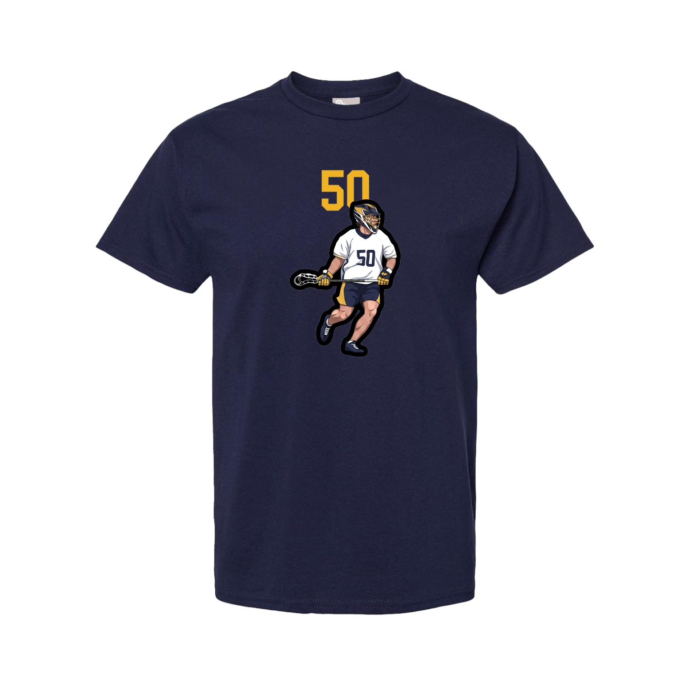 Youth Tee — Number Top in Navy