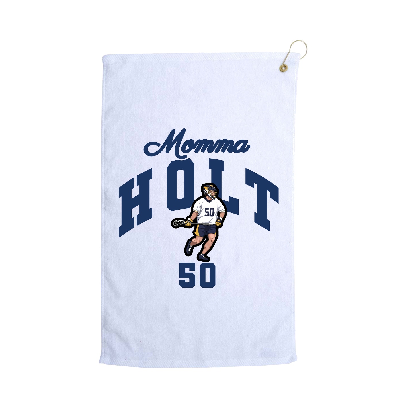 Golf Towel — Mothers Day Arch in White