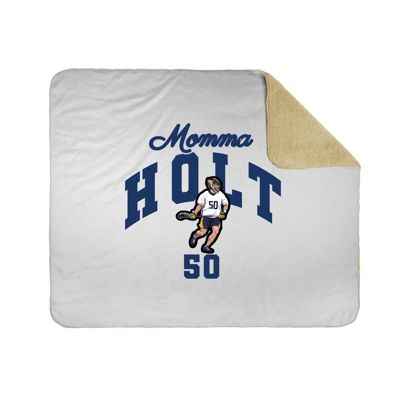 Throw Blanket — Mothers Day Arch in White