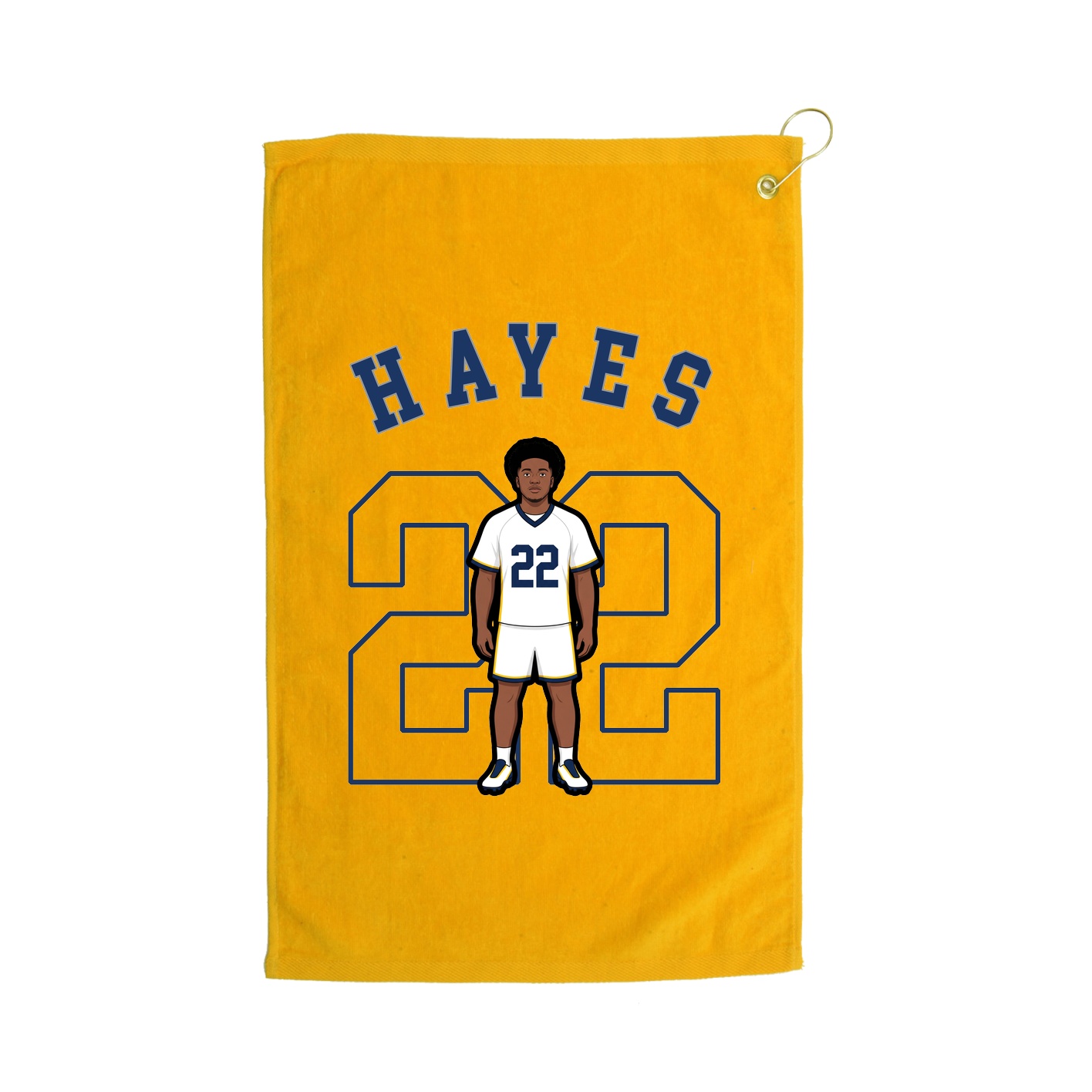 Golf Towel — Shirsey Arch in Gold