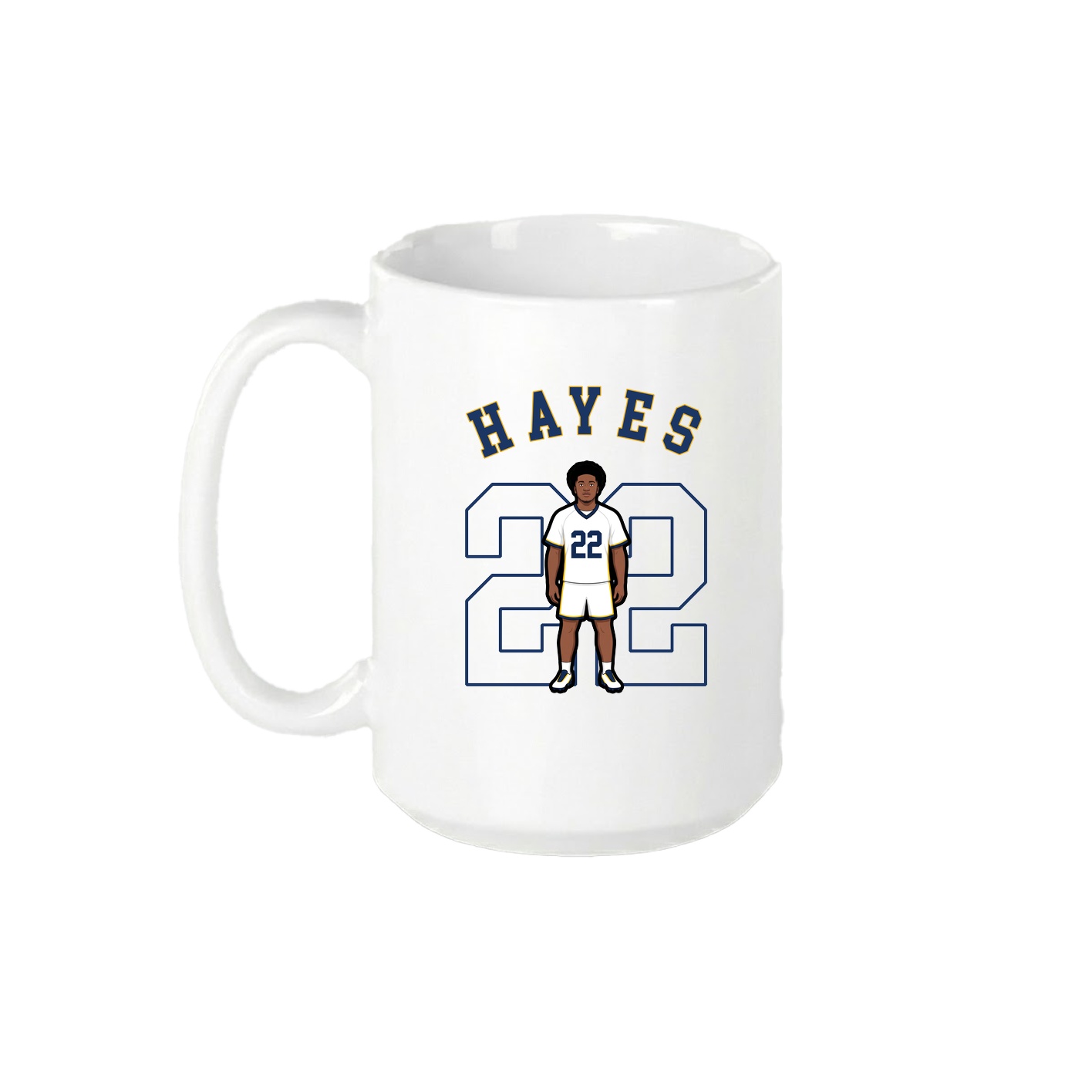 15oz Coffee Mug — Shirsey Arch in White