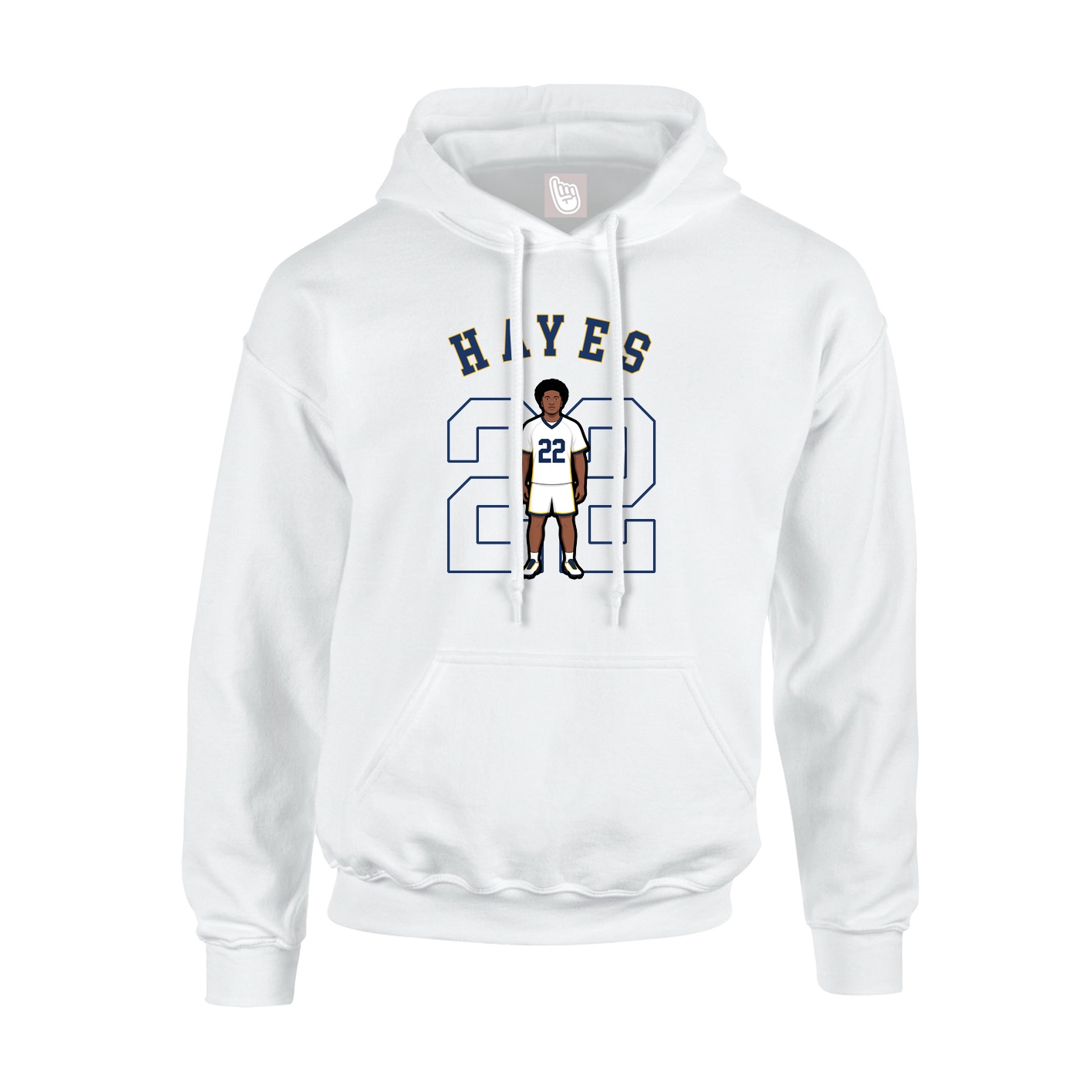 Hoodie — Shirsey Arch in White