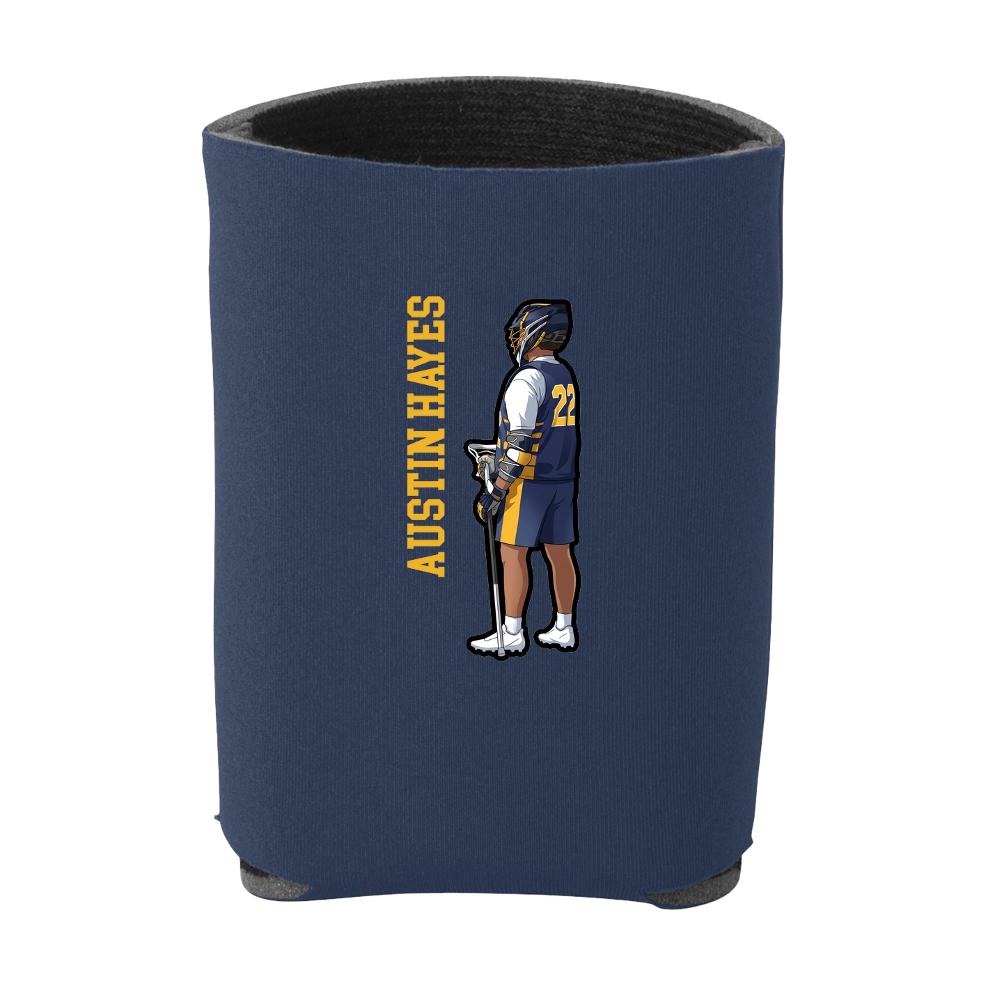 Can Holder — Name Vertical in Navy
