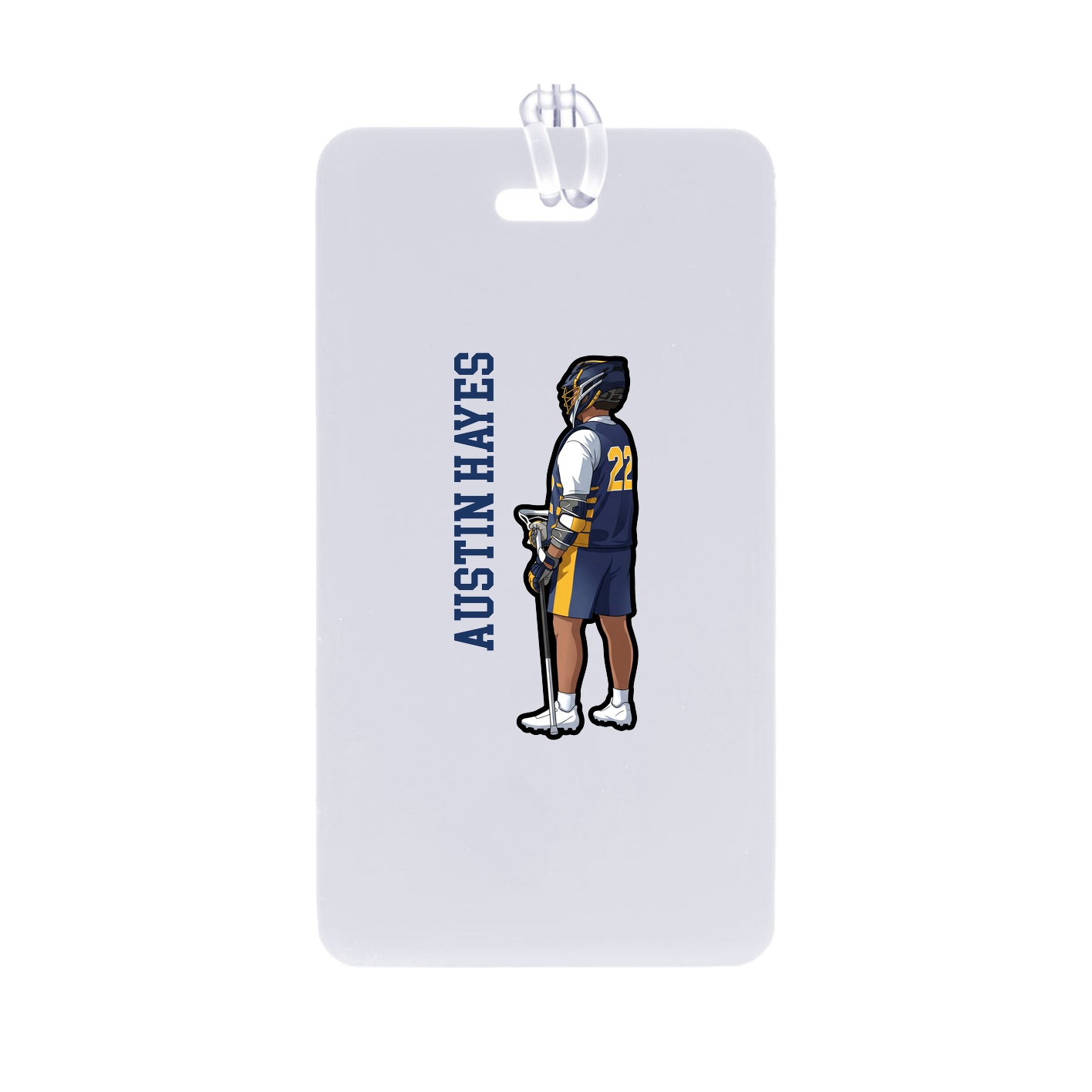 Bag Tag — Name Vertical in Classic